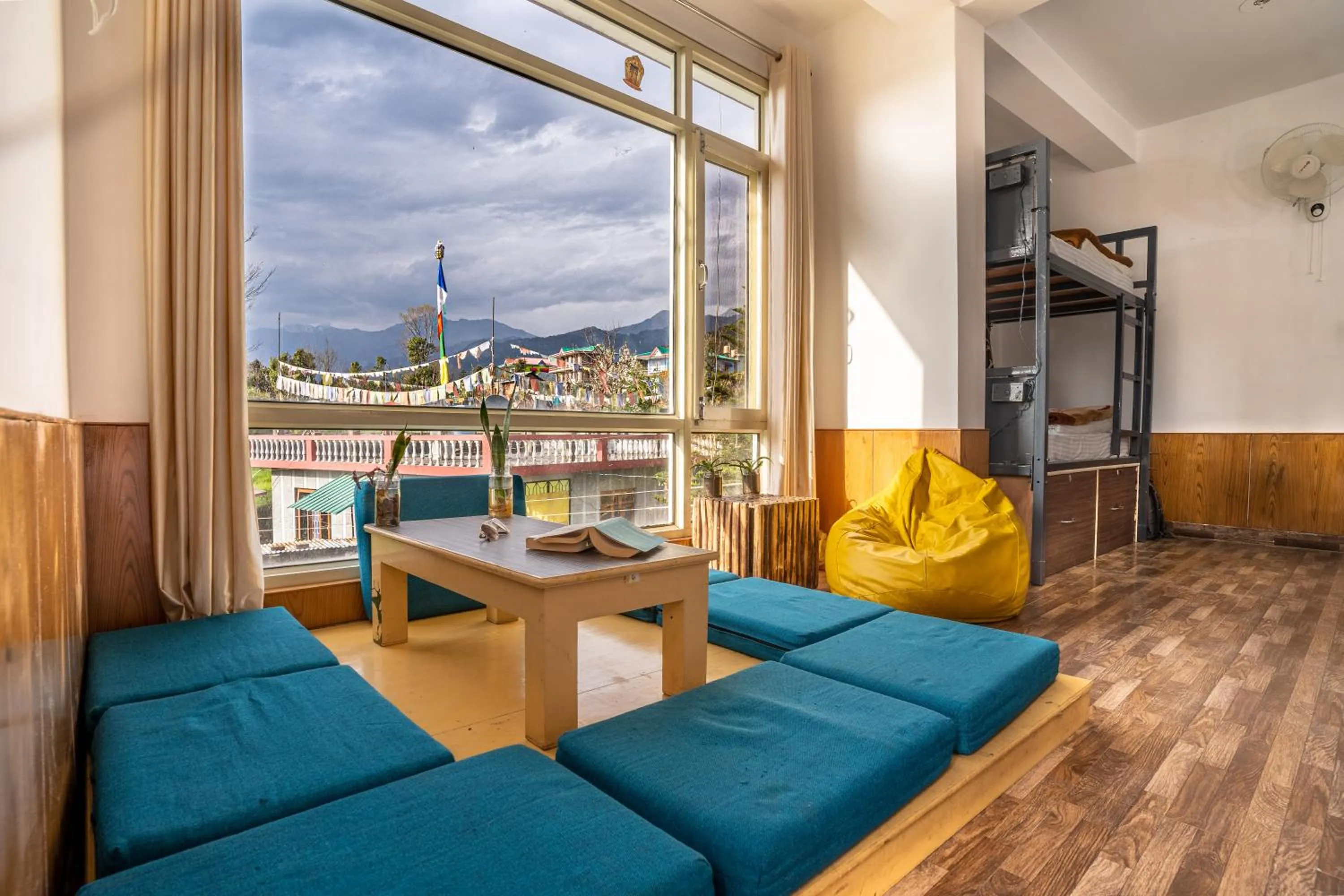 Seating area in The Trippy Tribe