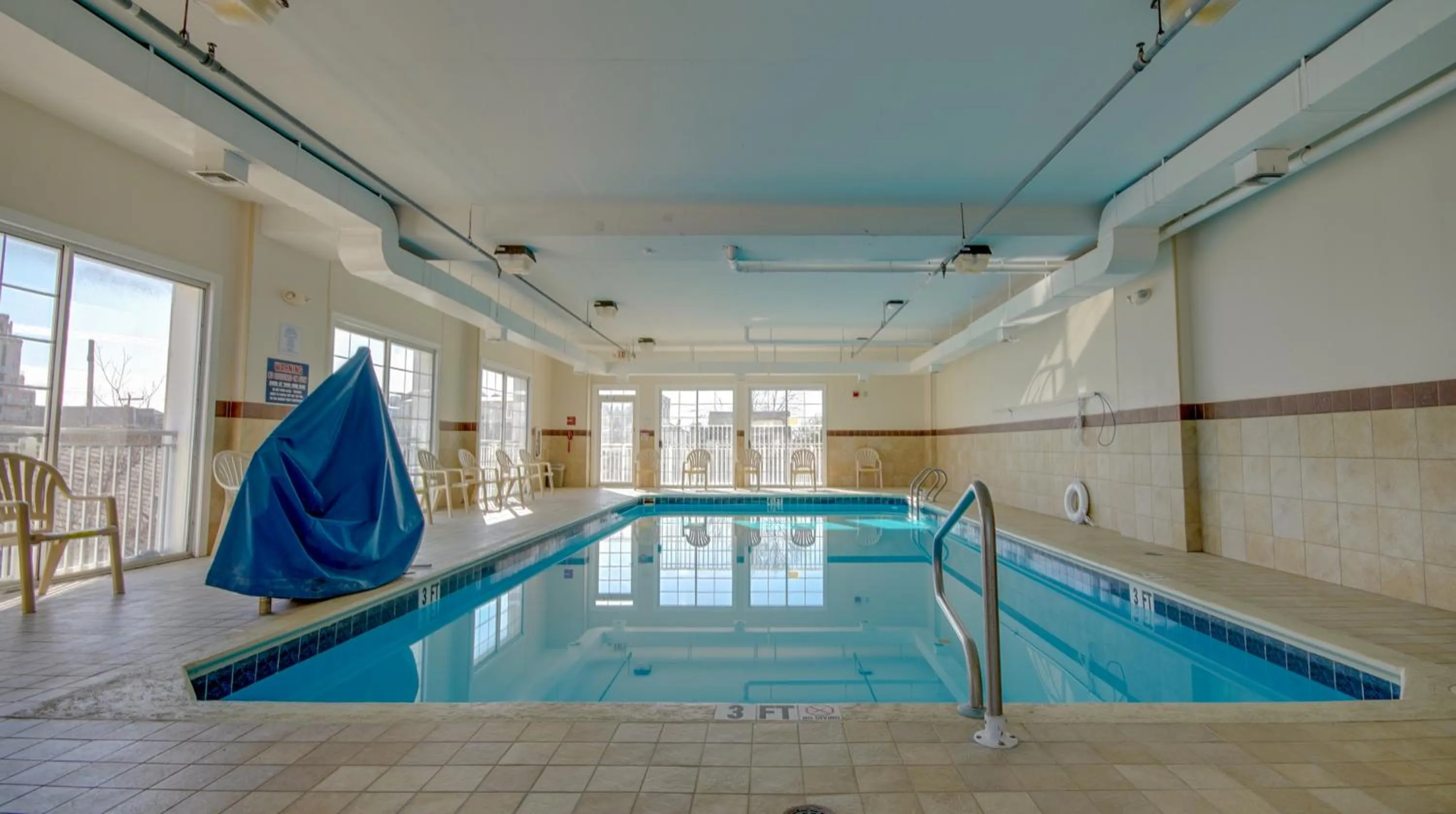 Pool view in Americana Condos 10th street