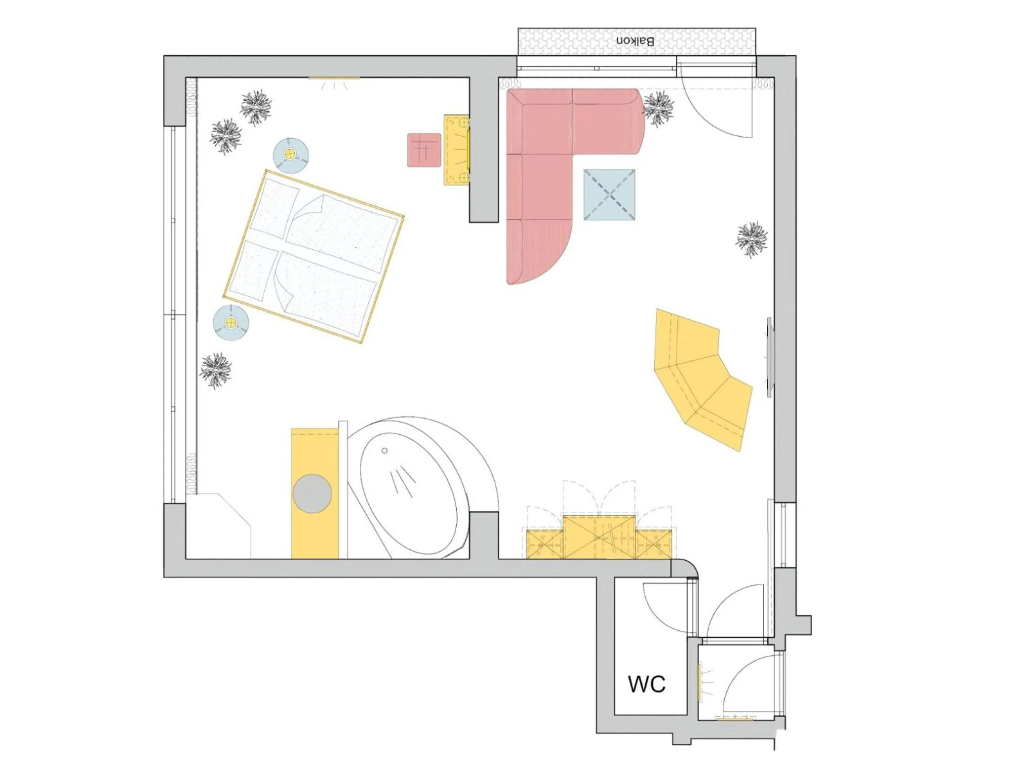 Floor plan in VÖTTER'S HOTEL in Kaprun am Kitzsteinhorn - Skibus direkt