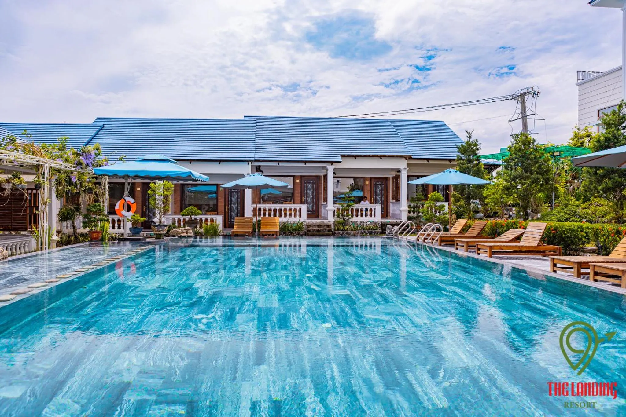 Pool view in The Landing Resort