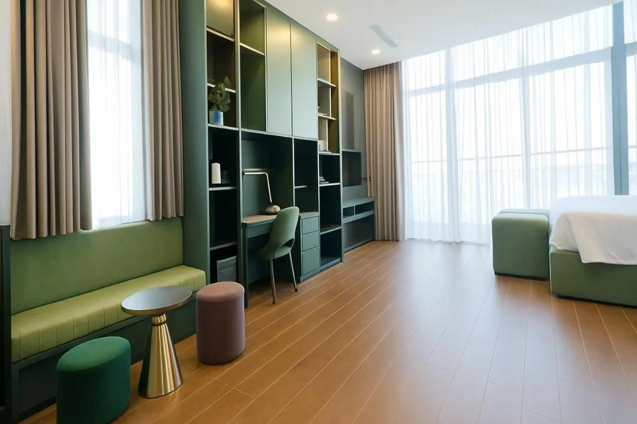 Bed in La Casa Tuy Hòa