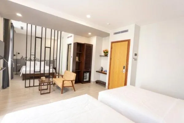 Bed in La Casa Tuy Hòa