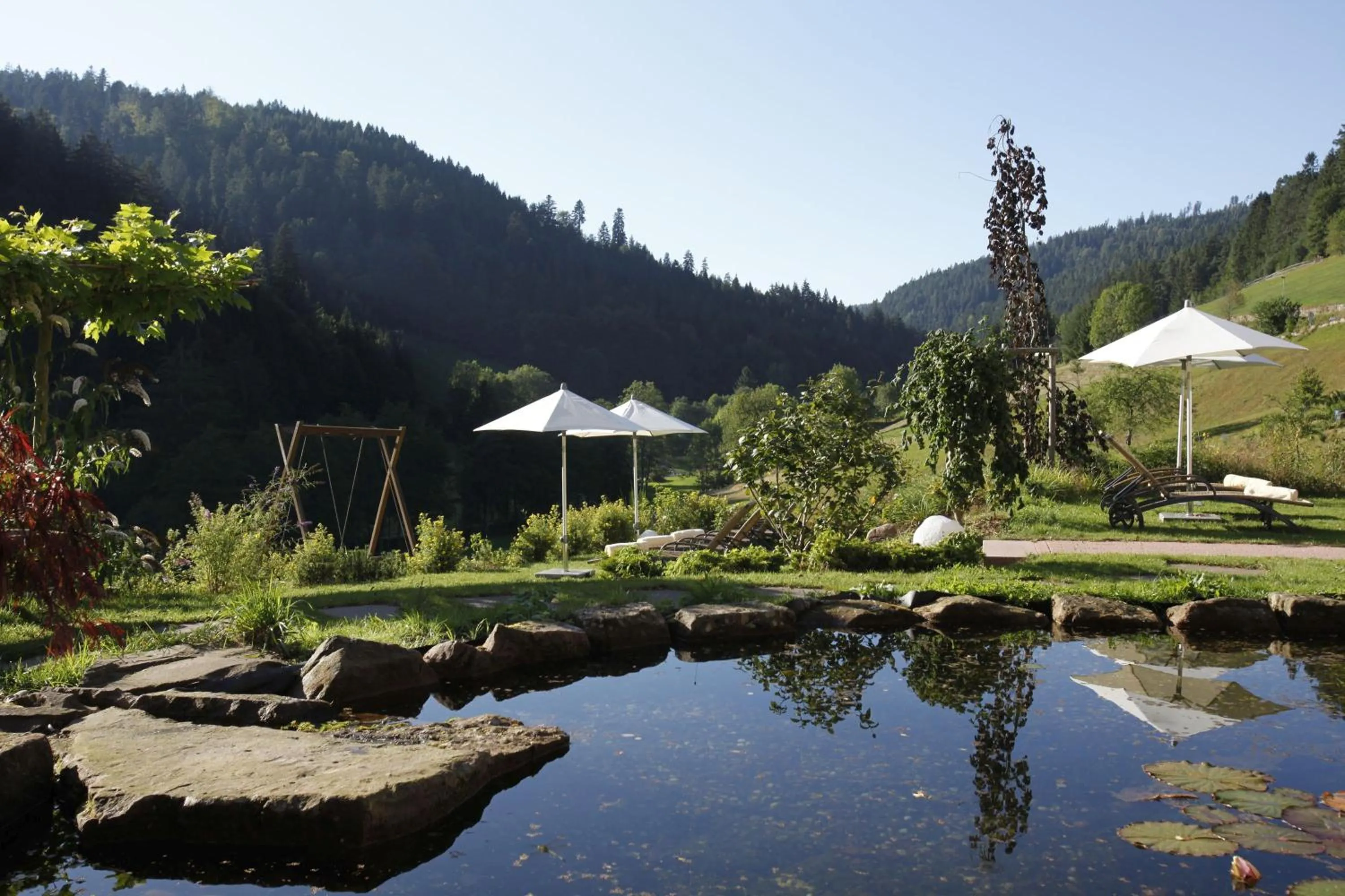 Garden in Wellnesshotel Tanne