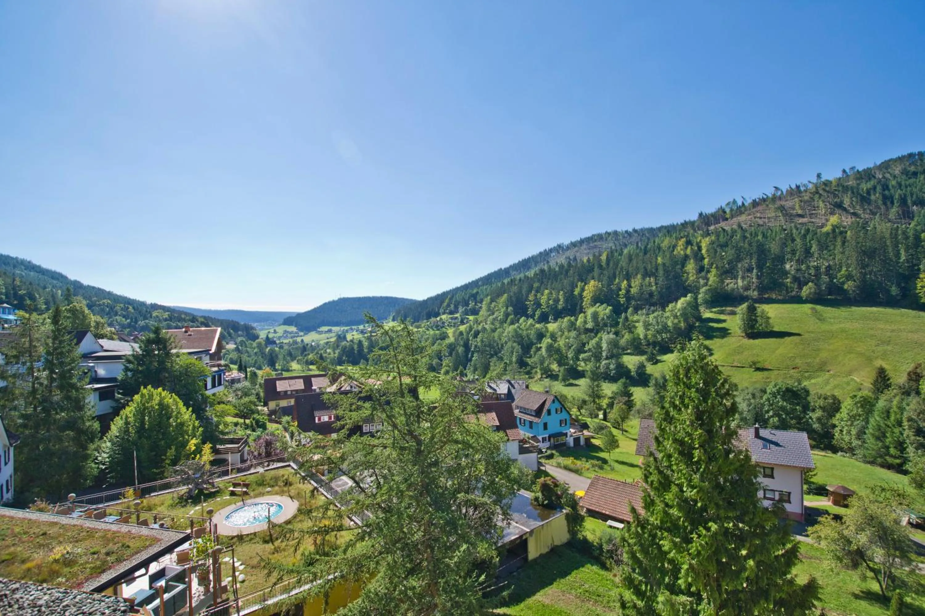 Bird's eye view in Wellnesshotel Tanne