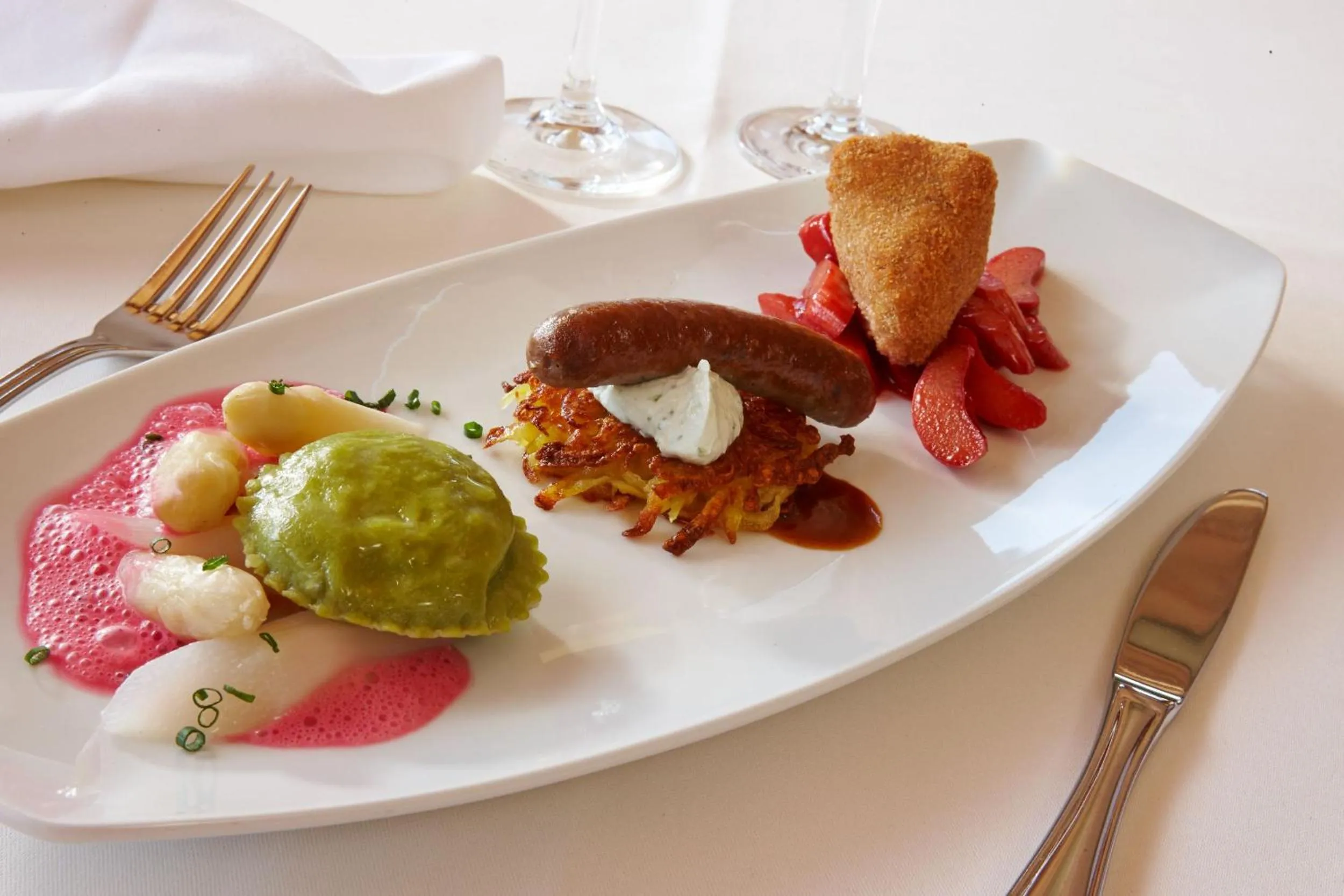 Food close-up in Wellnesshotel Tanne