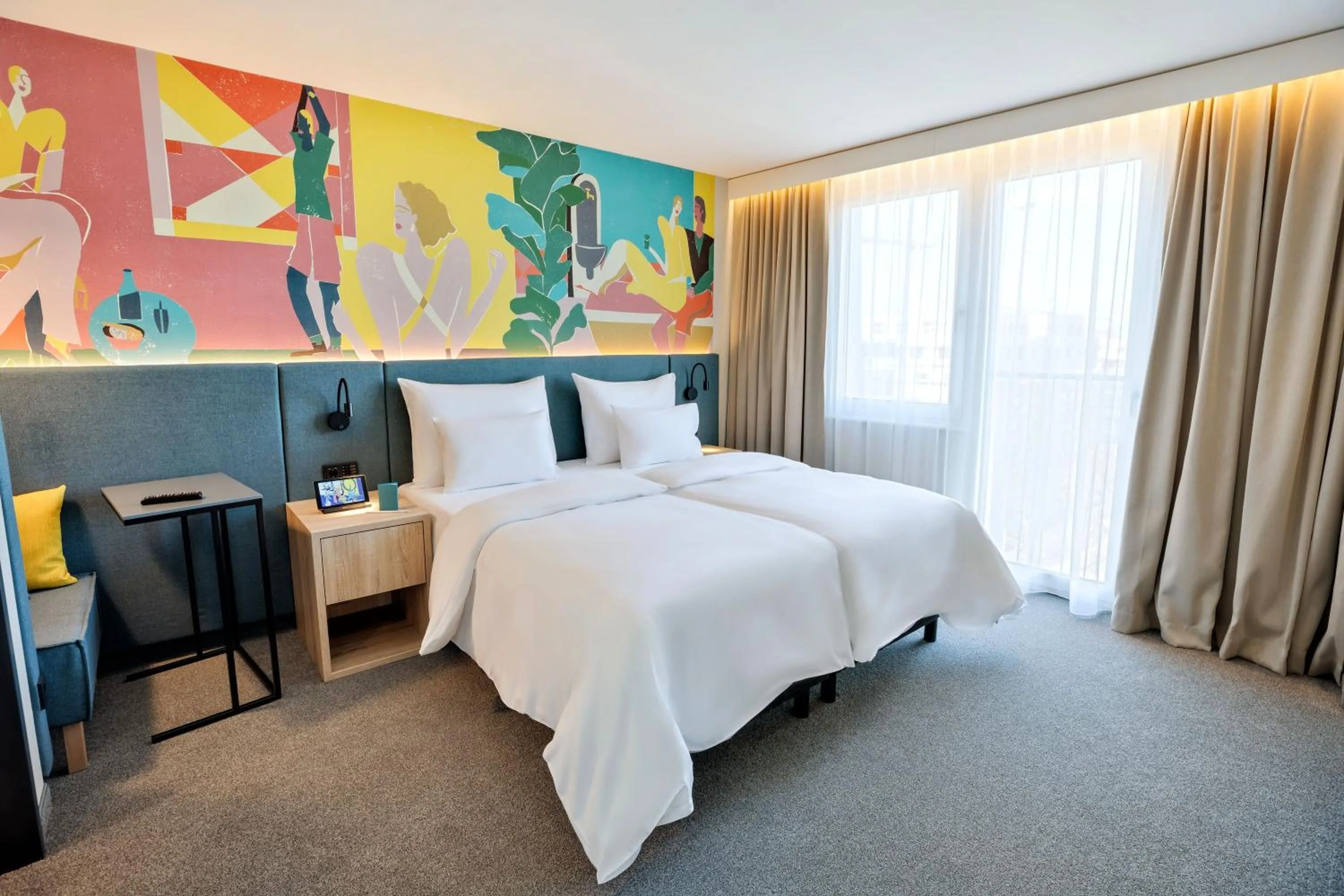 Bedroom, Bed in Spark by Hilton Vienna Messe Prater