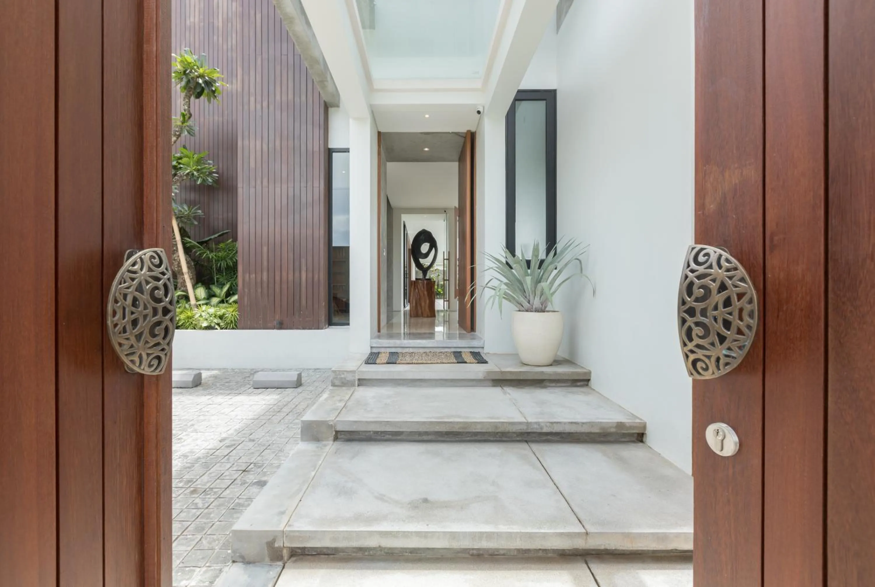 Facade/entrance in Villa NVL Canggu by Nagisa Bali