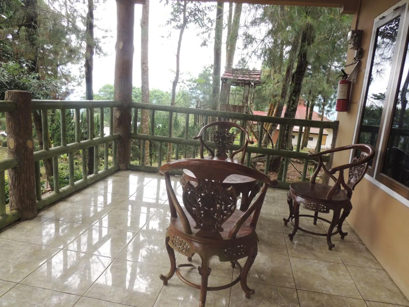 Balcony/Terrace in Resort Agrowisata Perkebunan Tambi