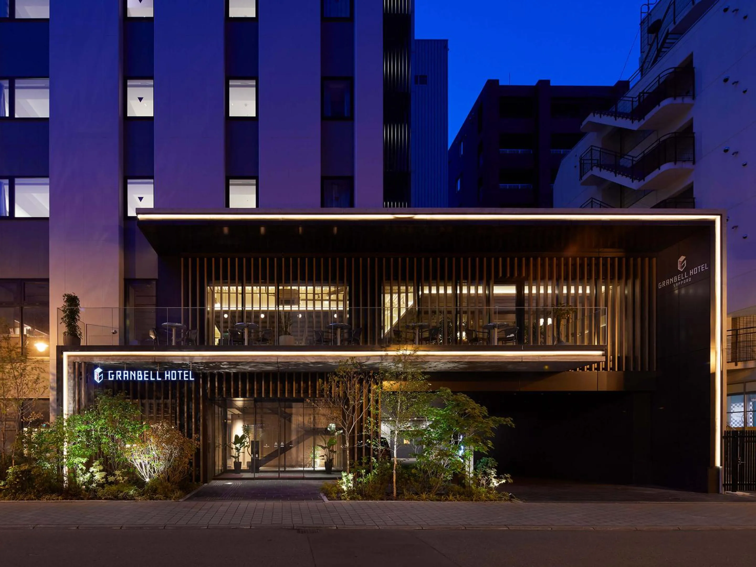 Property building in Granbell hotel Tanuki, Sapporo