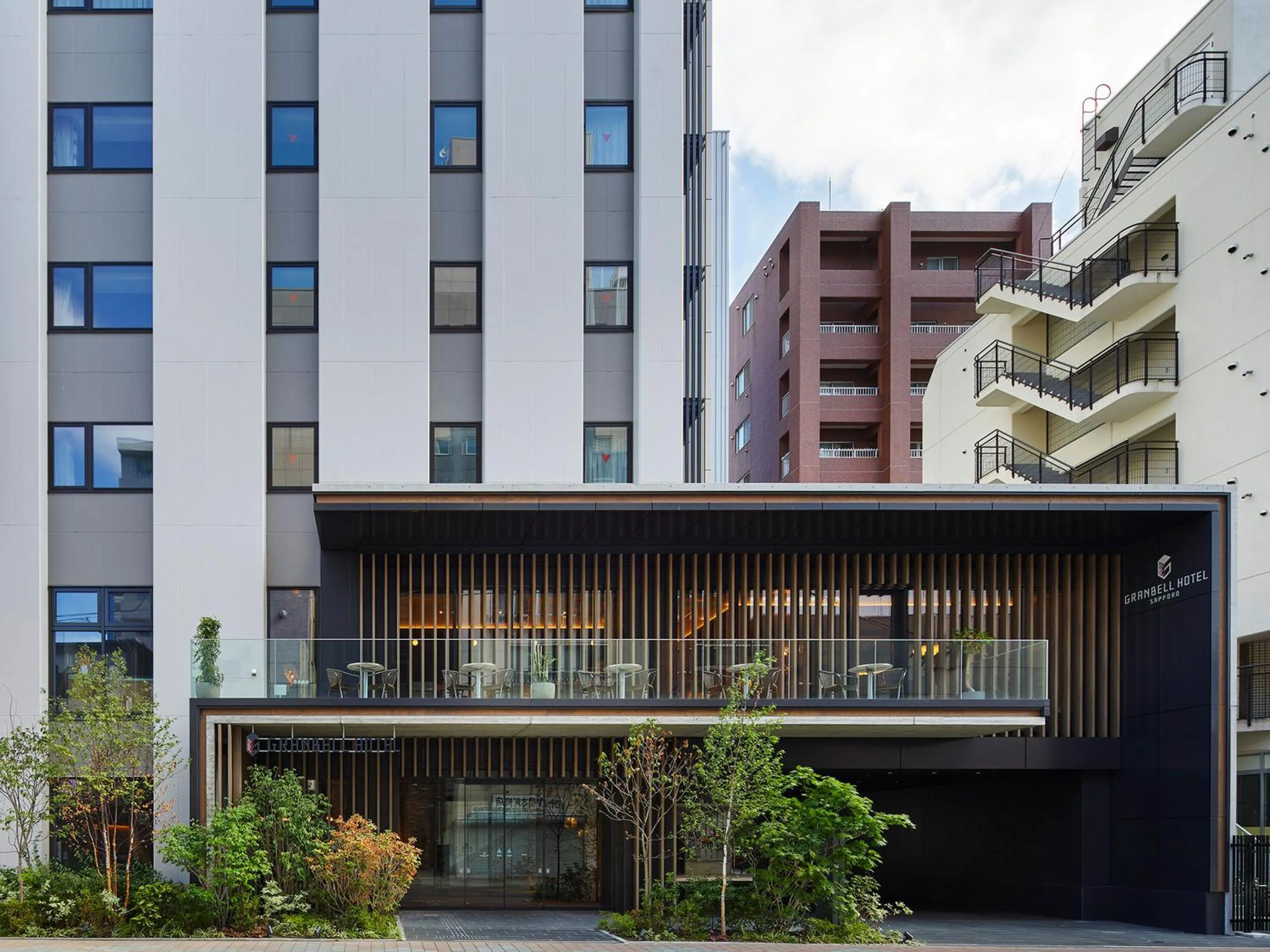 Property building in Granbell hotel Tanuki, Sapporo