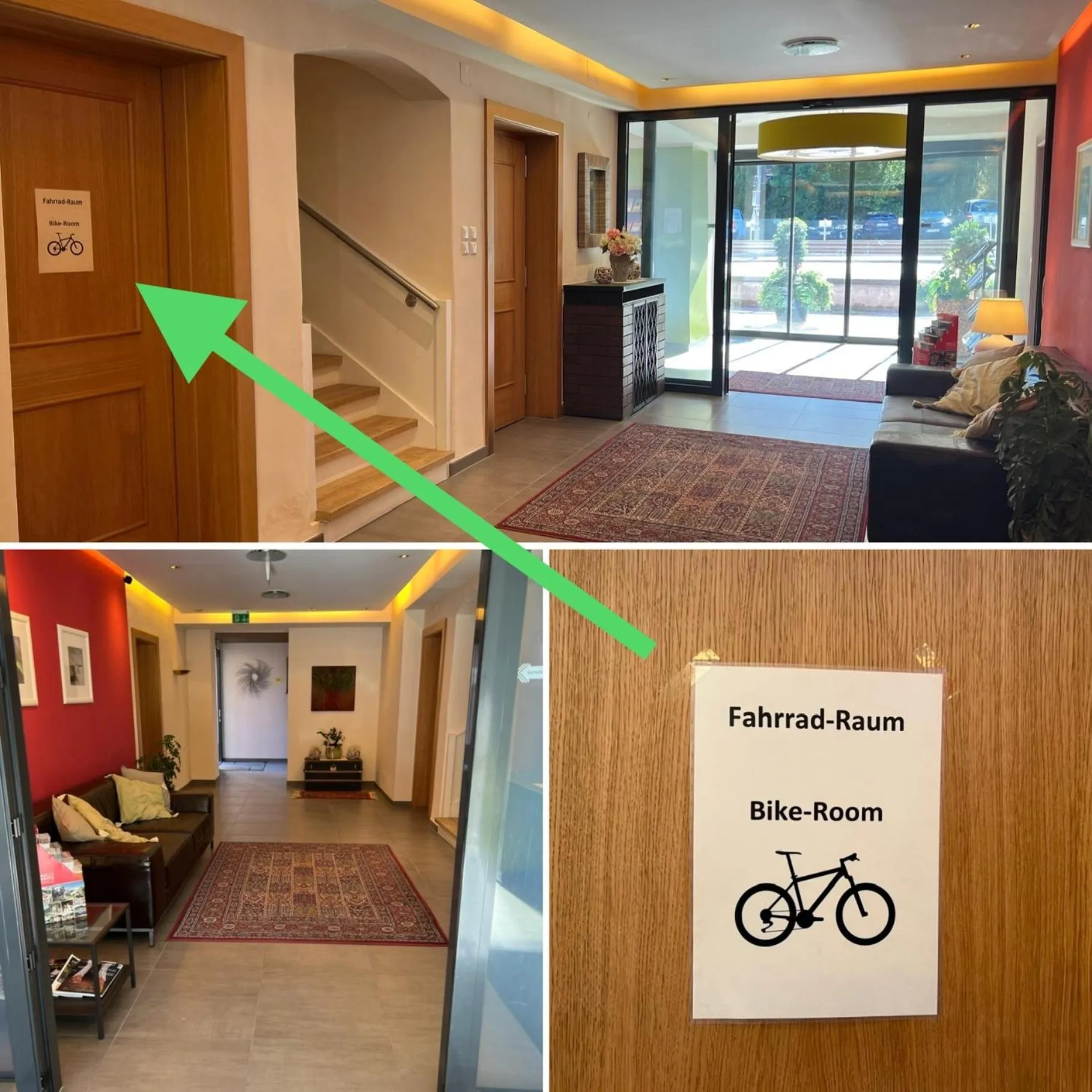 Lobby or reception in Hotel Plainbrücke | self check-in