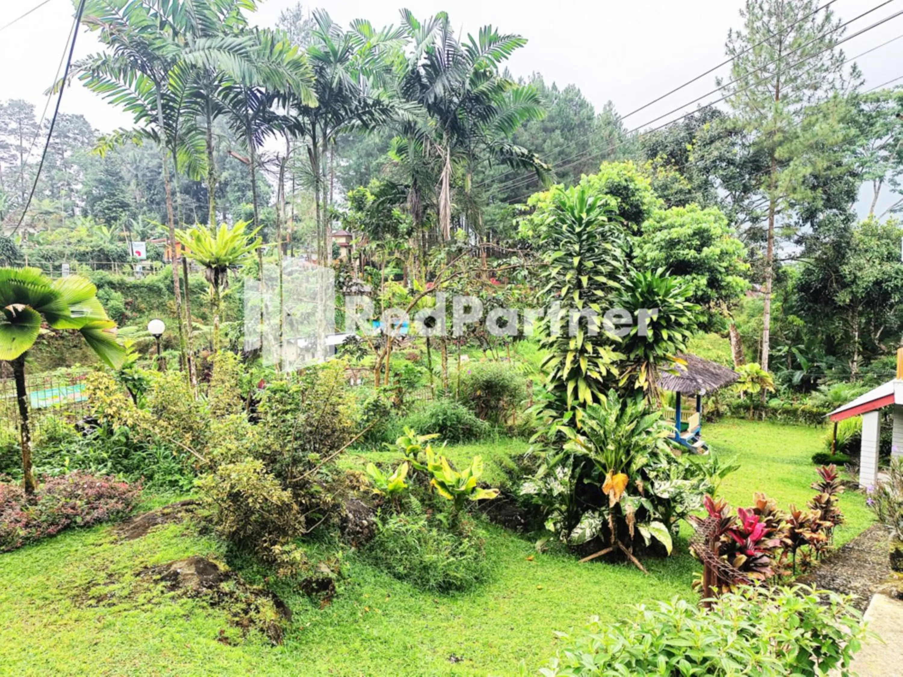 Garden view in Hotel Anita Baturaden Mitra RedDoorz