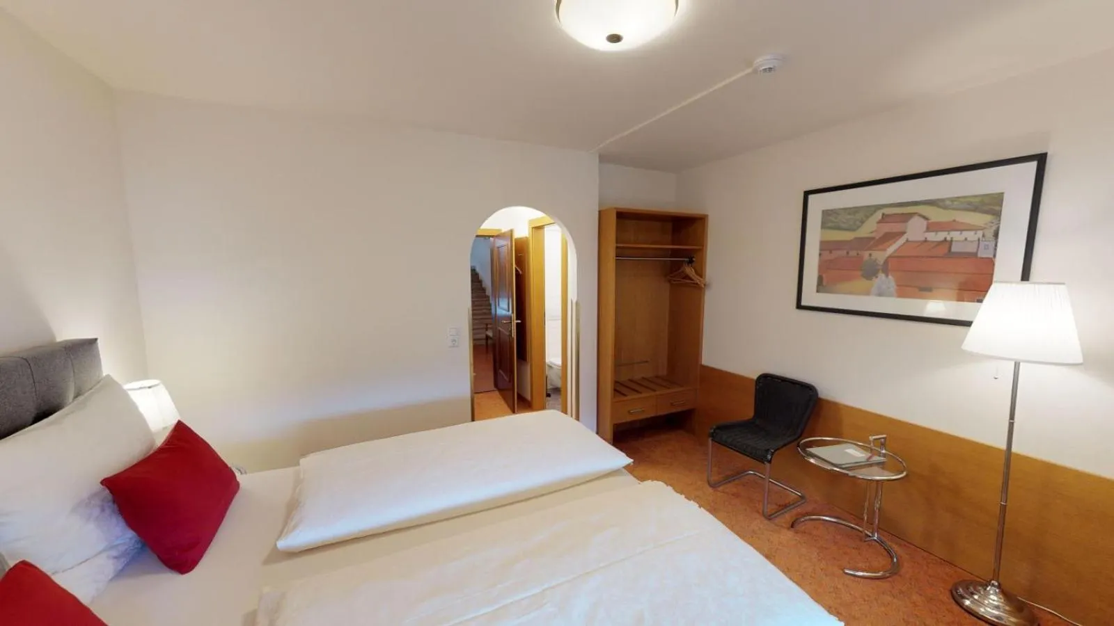 Bed in Hotel Schlair