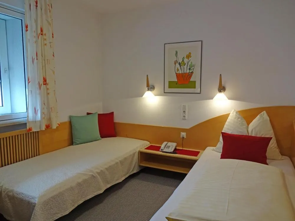 Bed in Hotel Schlair