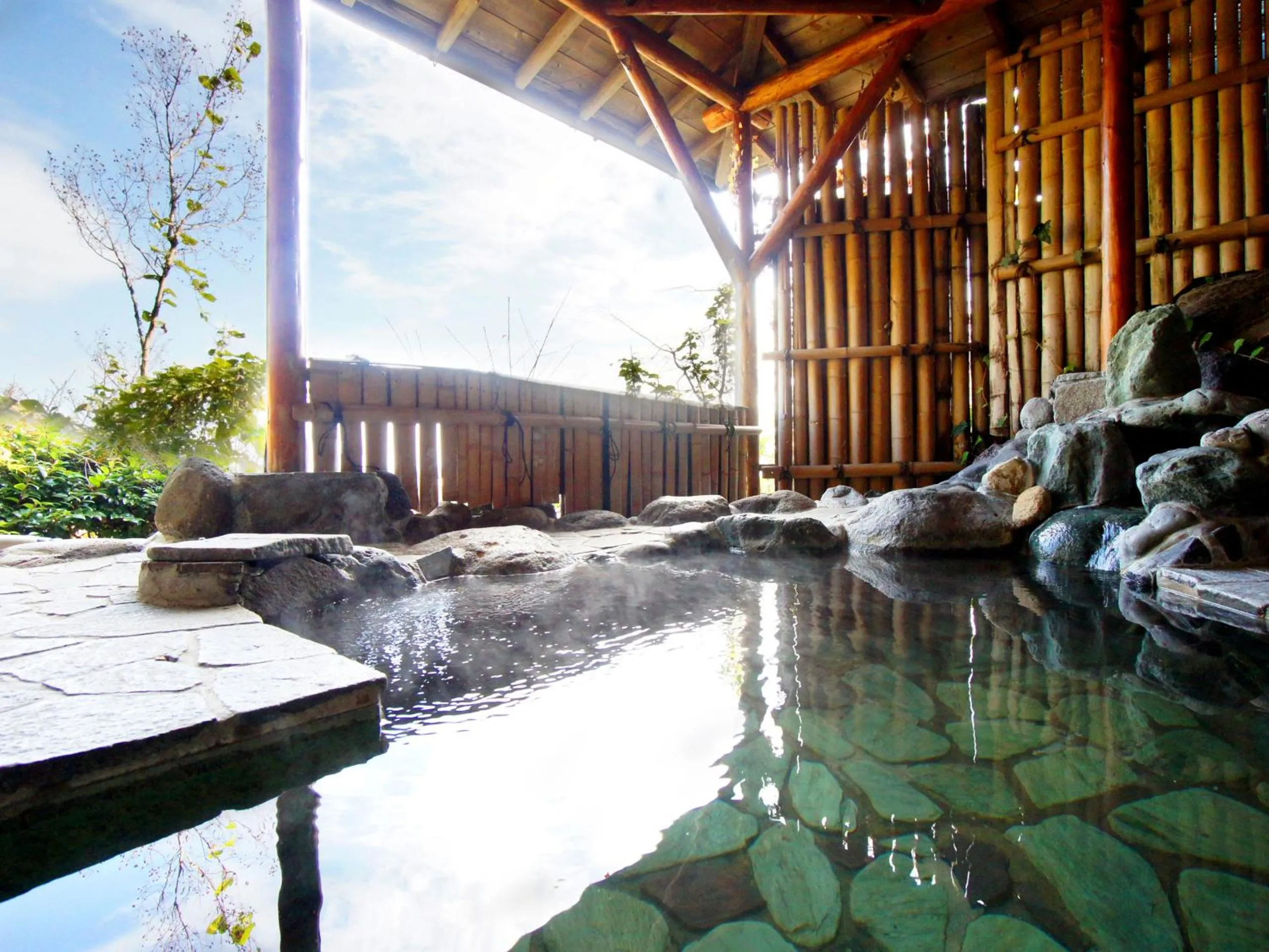 Open Air Bath in We Home Villa ～城ケ崎温泉～