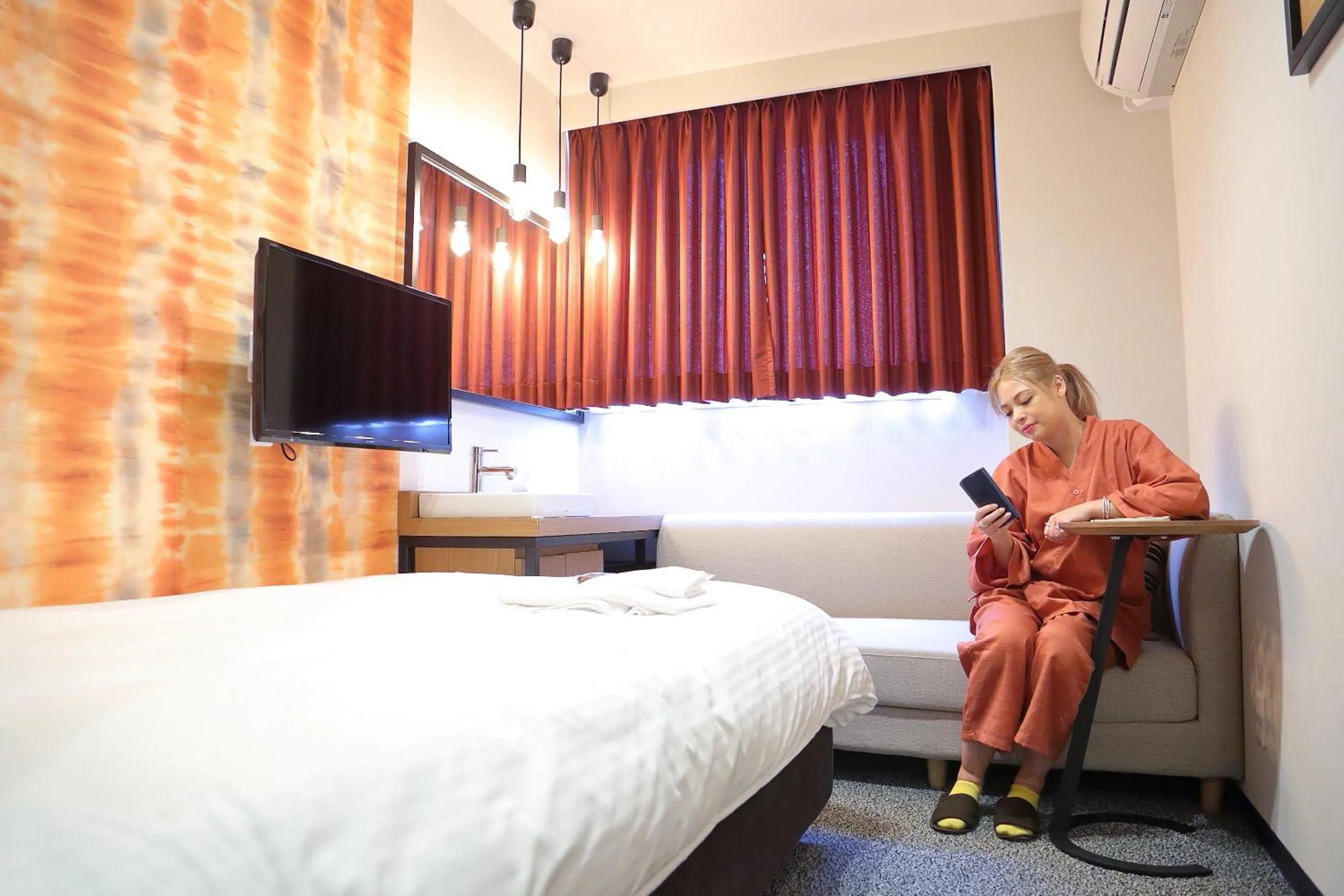 Bed in Hatago COEDOYA