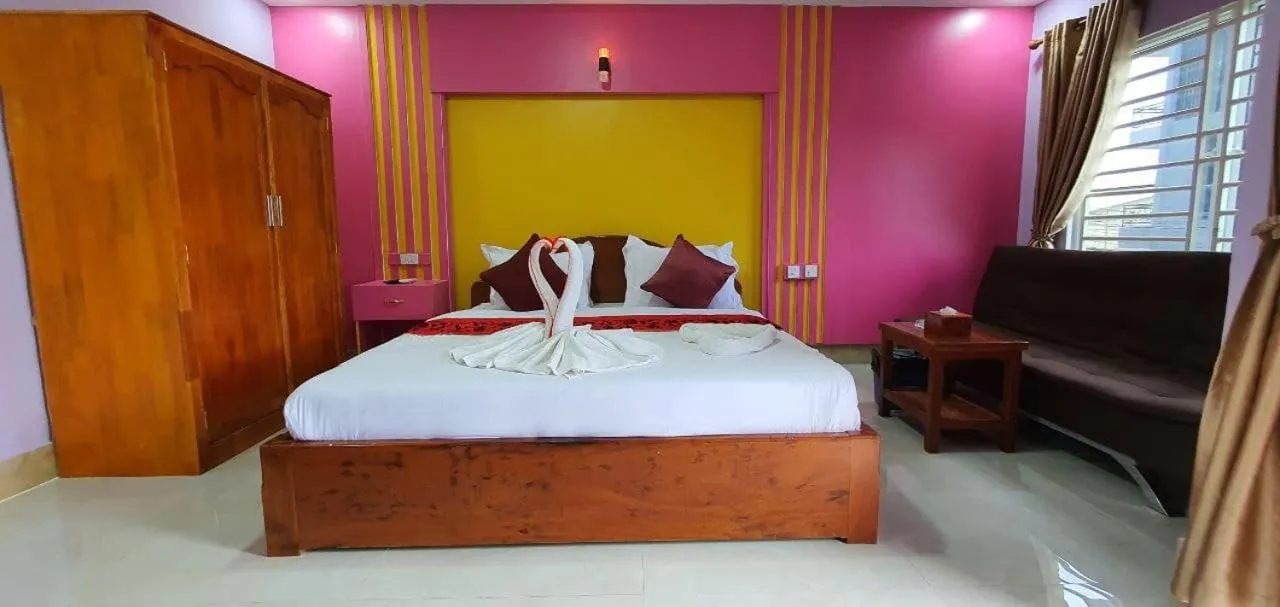 Bed in Pheng Chenda Hotel