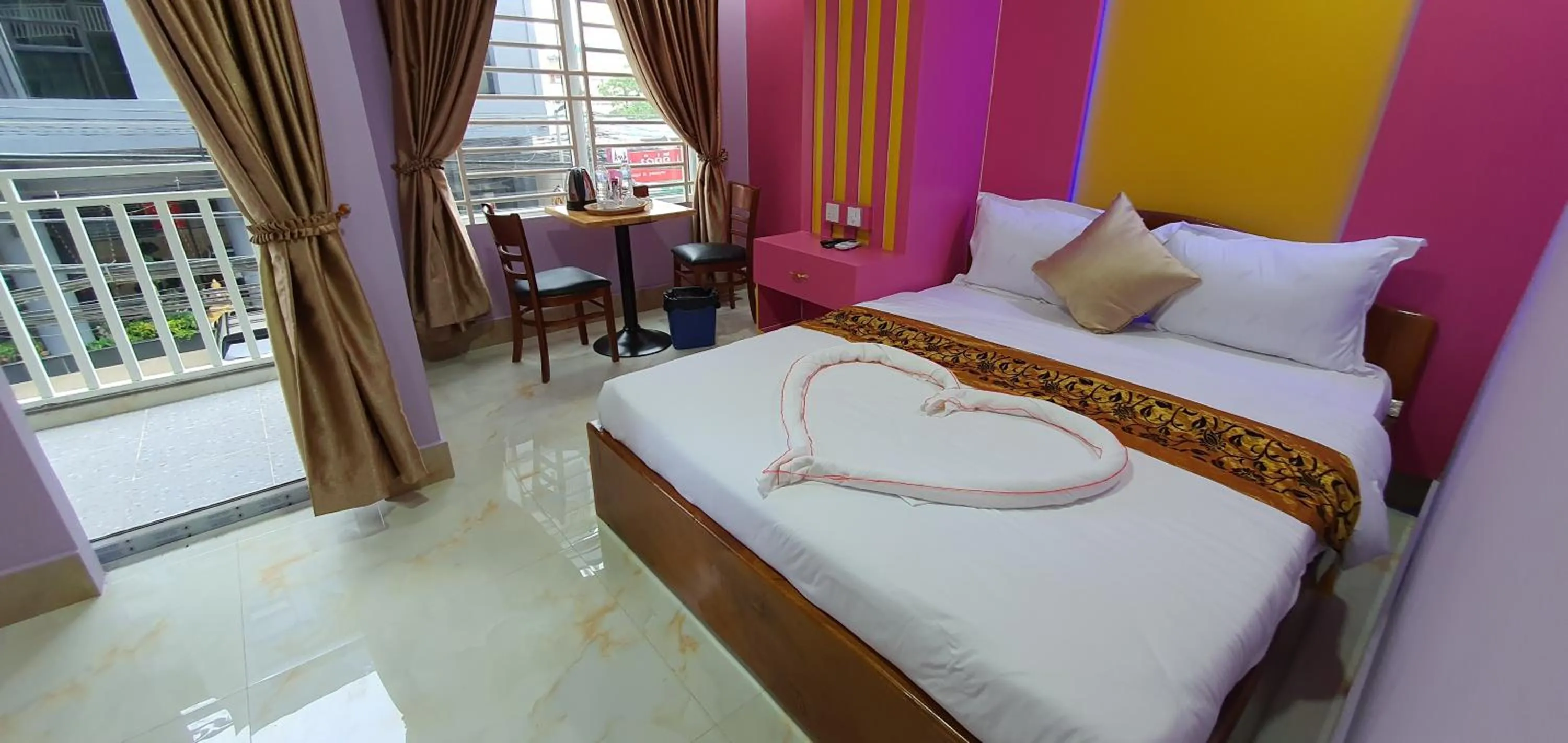 Bed in Pheng Chenda Hotel