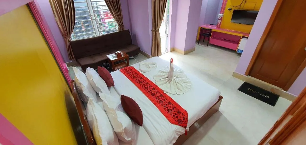 Bed in Pheng Chenda Hotel