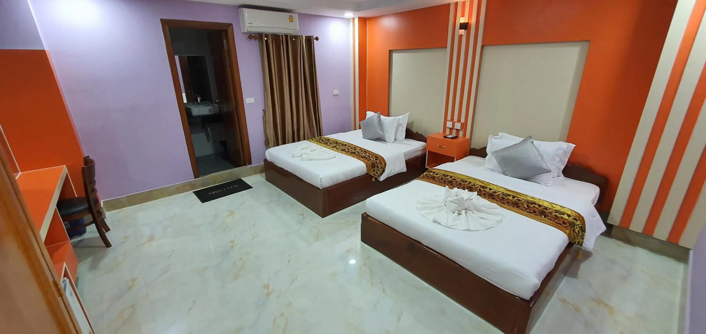 Bed in Pheng Chenda Hotel