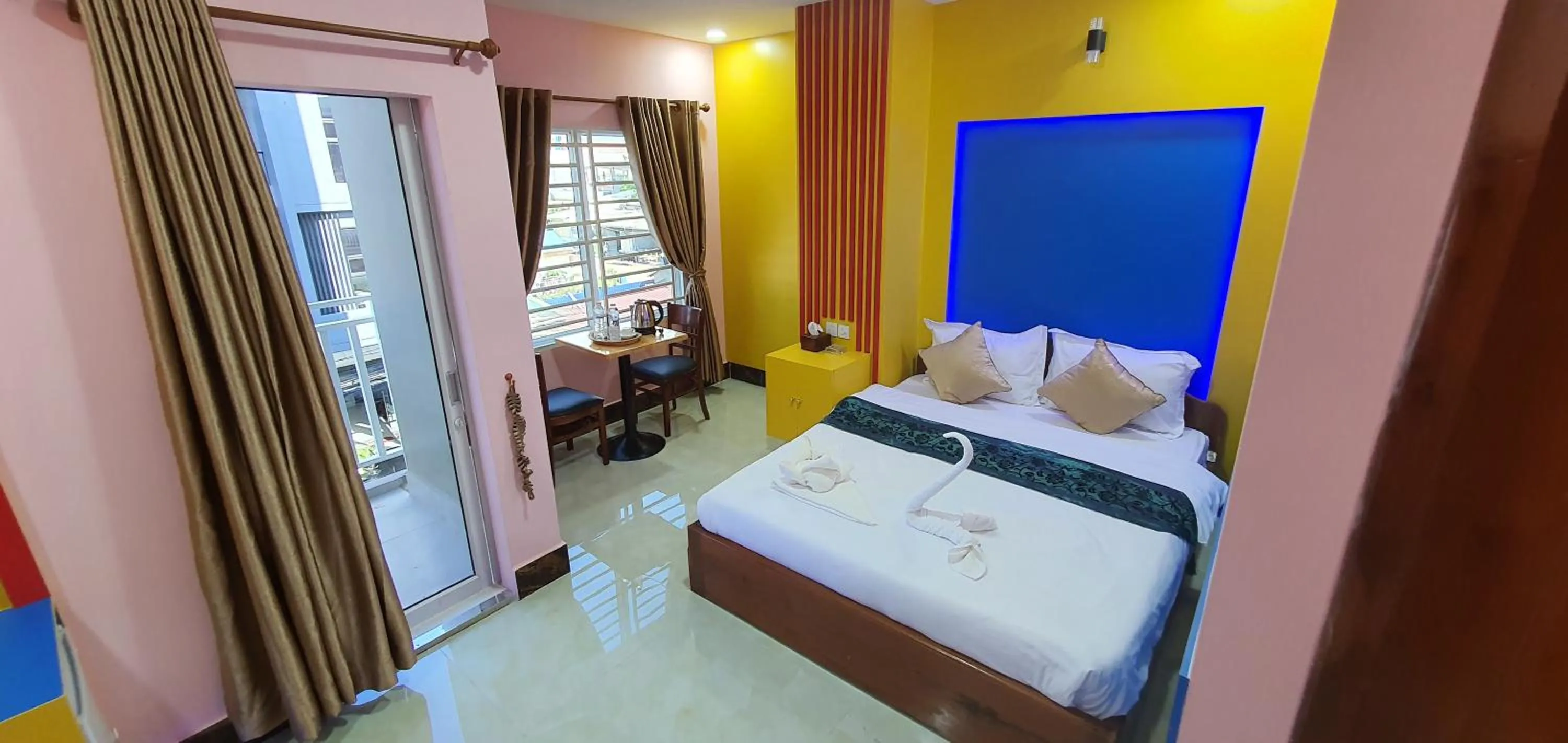 Bed in Pheng Chenda Hotel