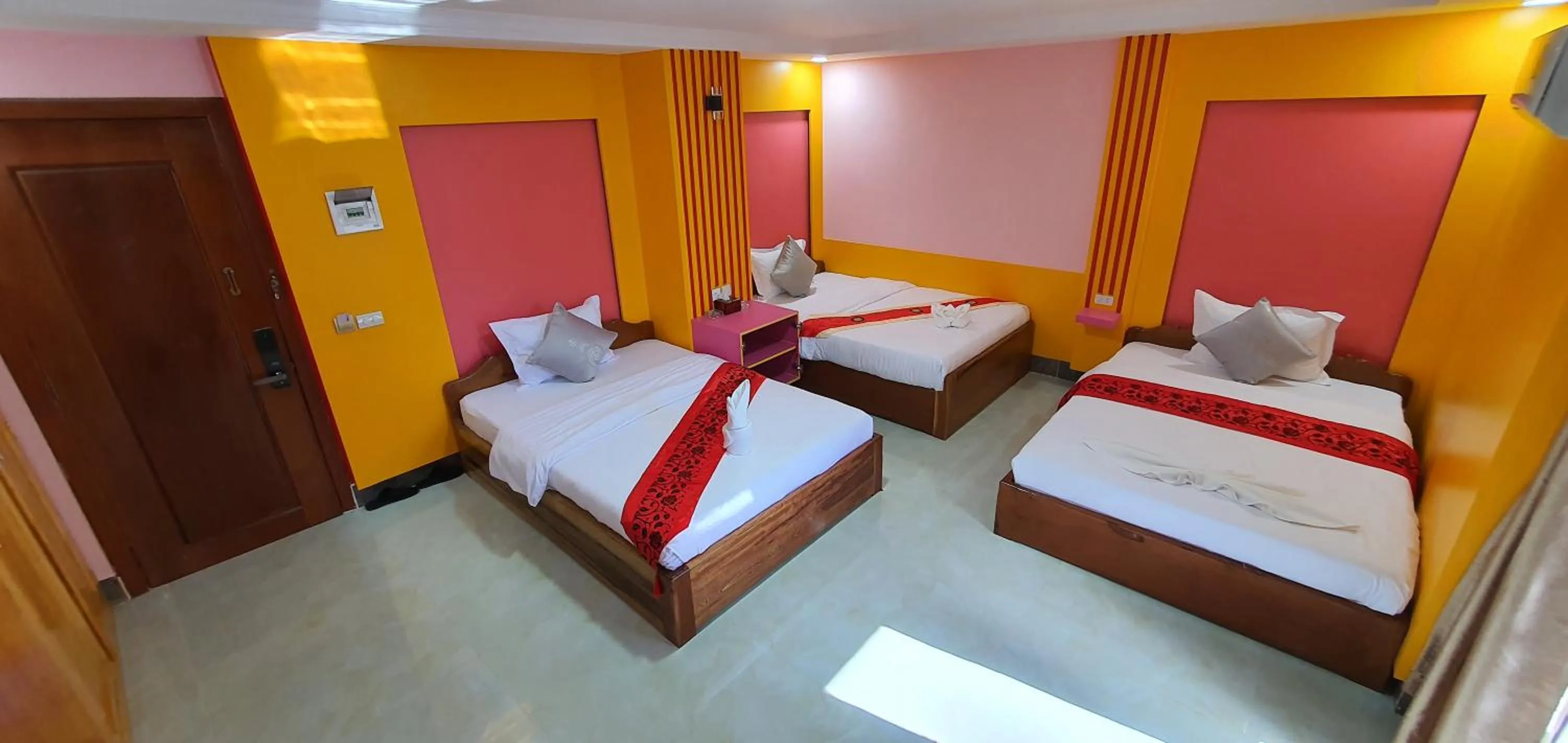 Bed in Pheng Chenda Hotel