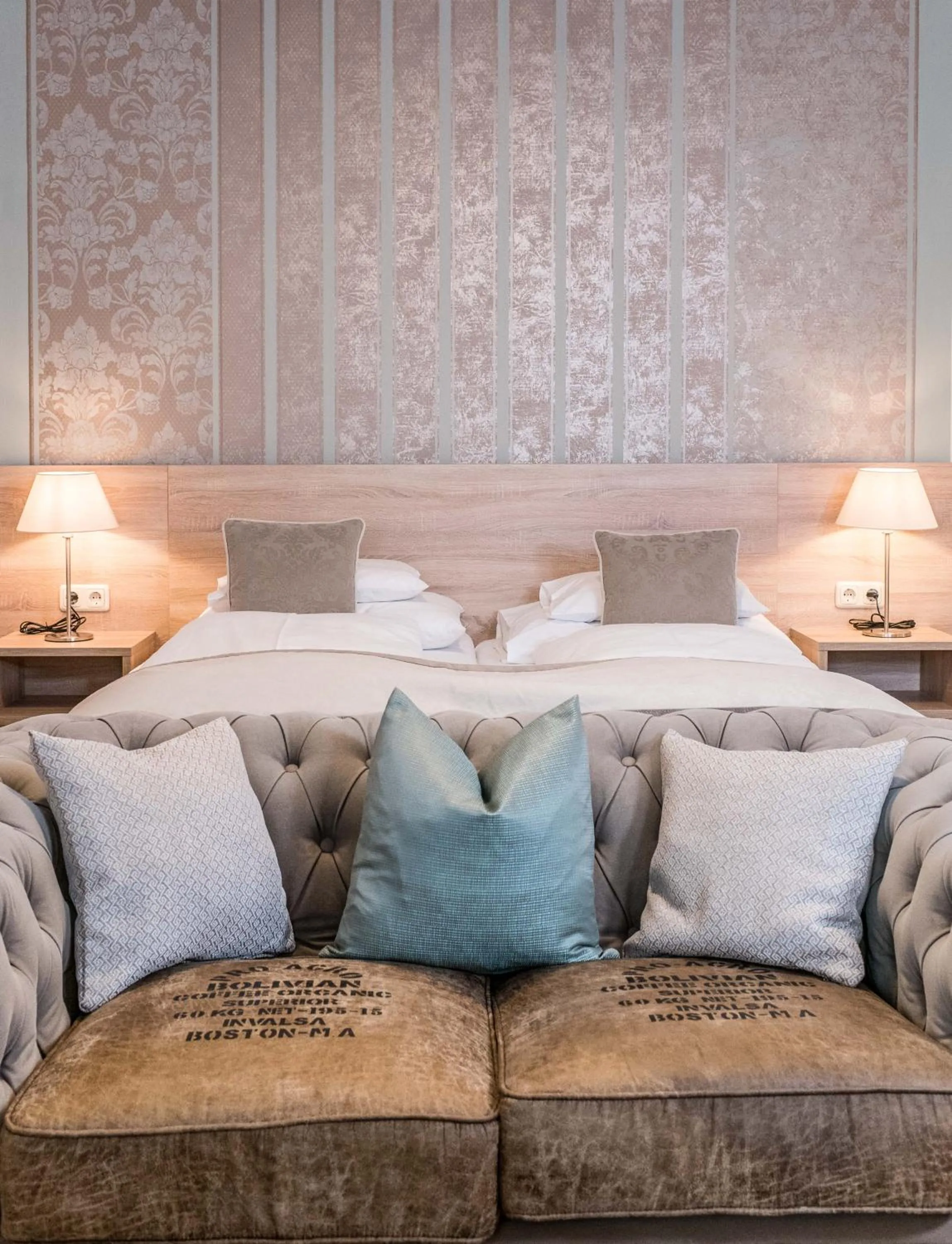 Bedroom, Bed in Lust und Laune Hotel am Wörthersee