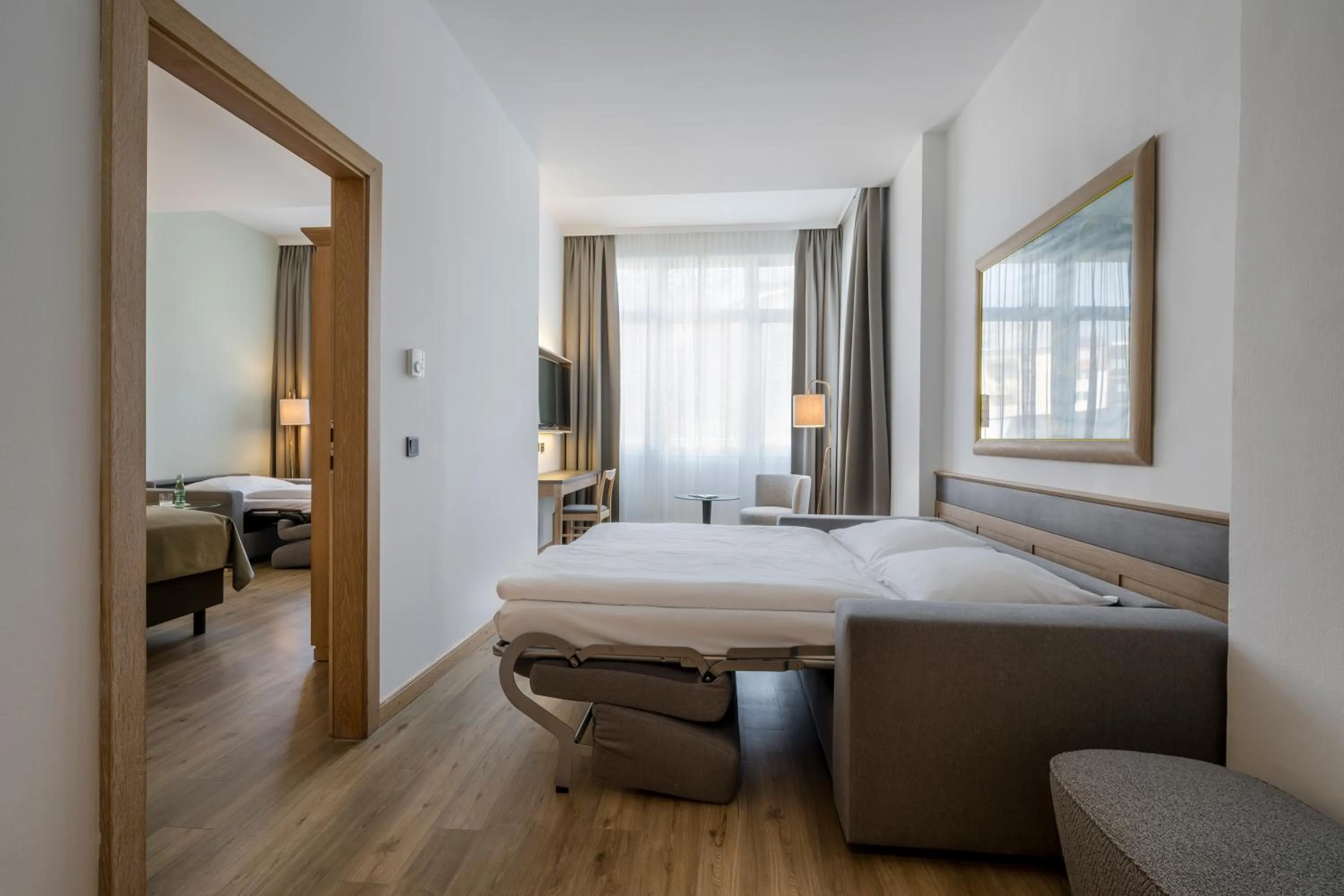 Bedroom, Bed in Hotel IMLAUER & Bräu