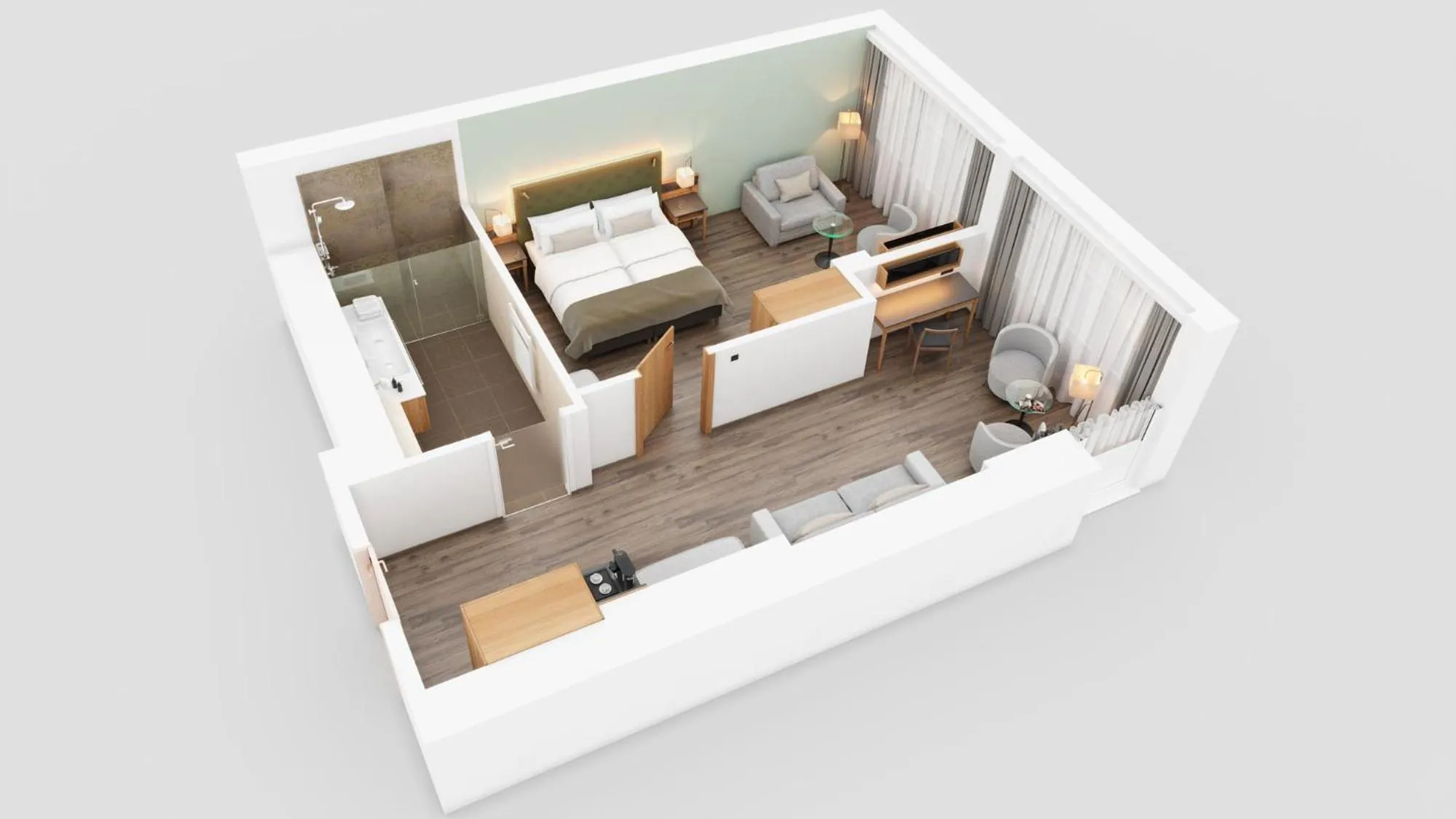 Bed in Hotel IMLAUER & Bräu