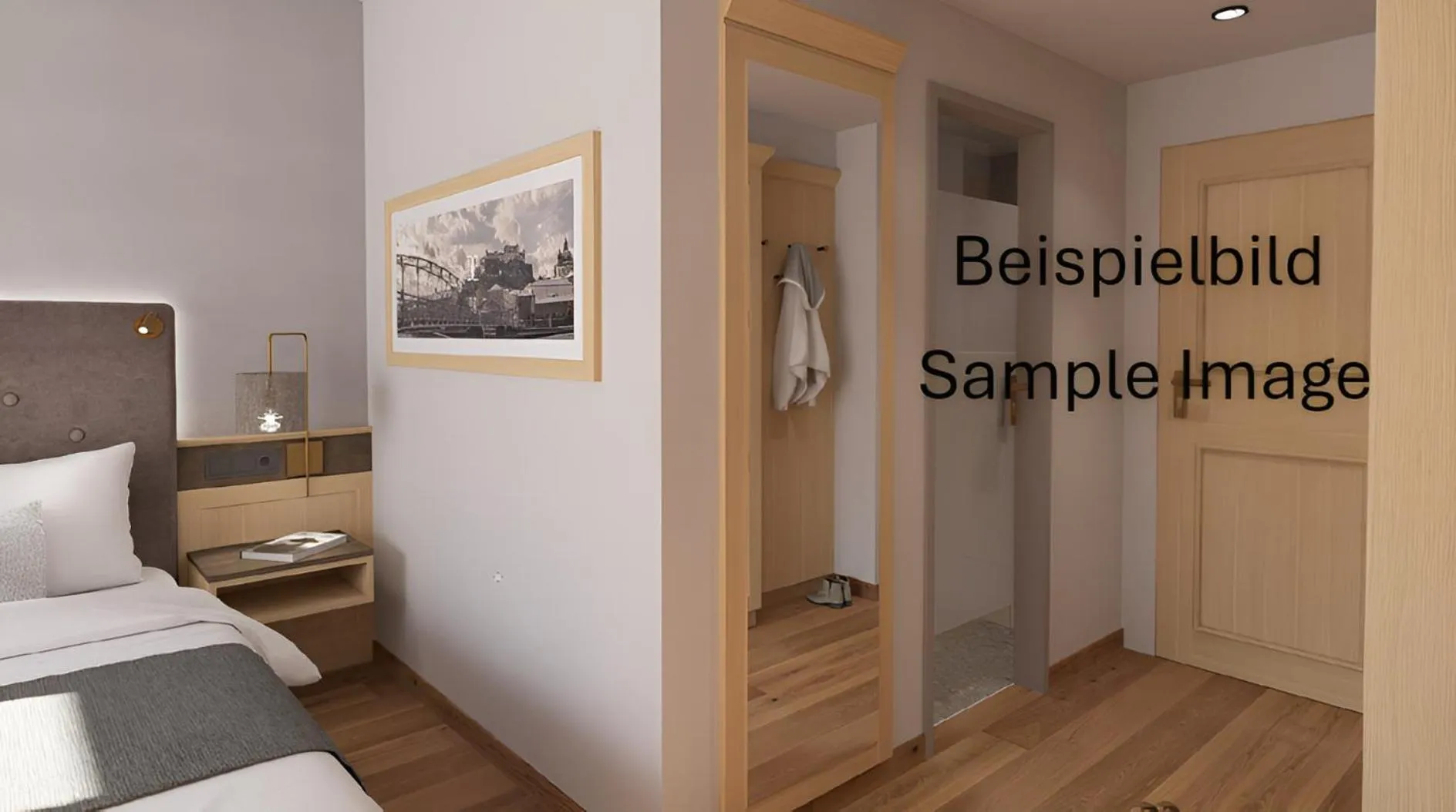 Bed in Hotel IMLAUER & Bräu