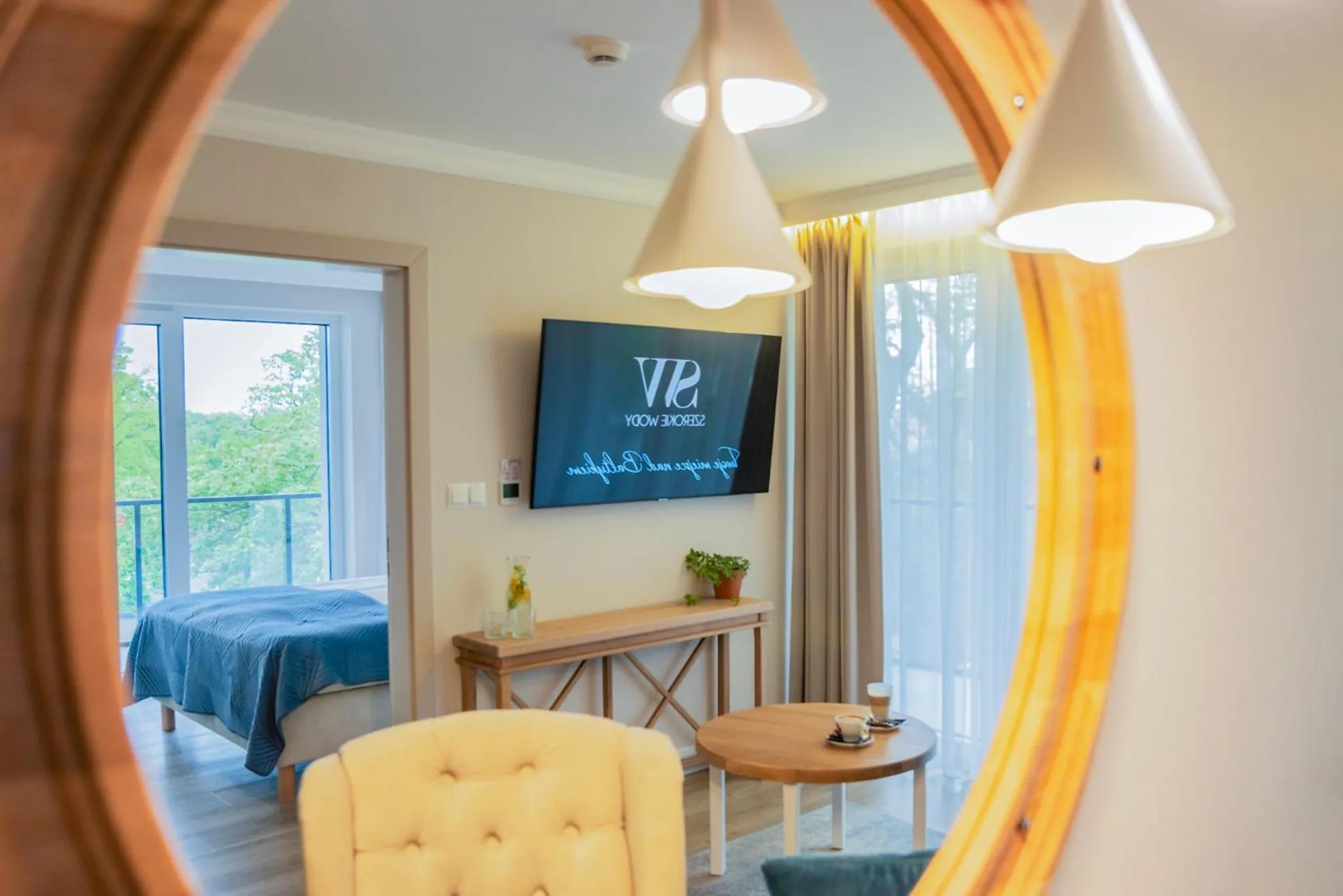 Balcony/Terrace, Bed in Hotel Szerokie Wody Sea & Sand Ustka