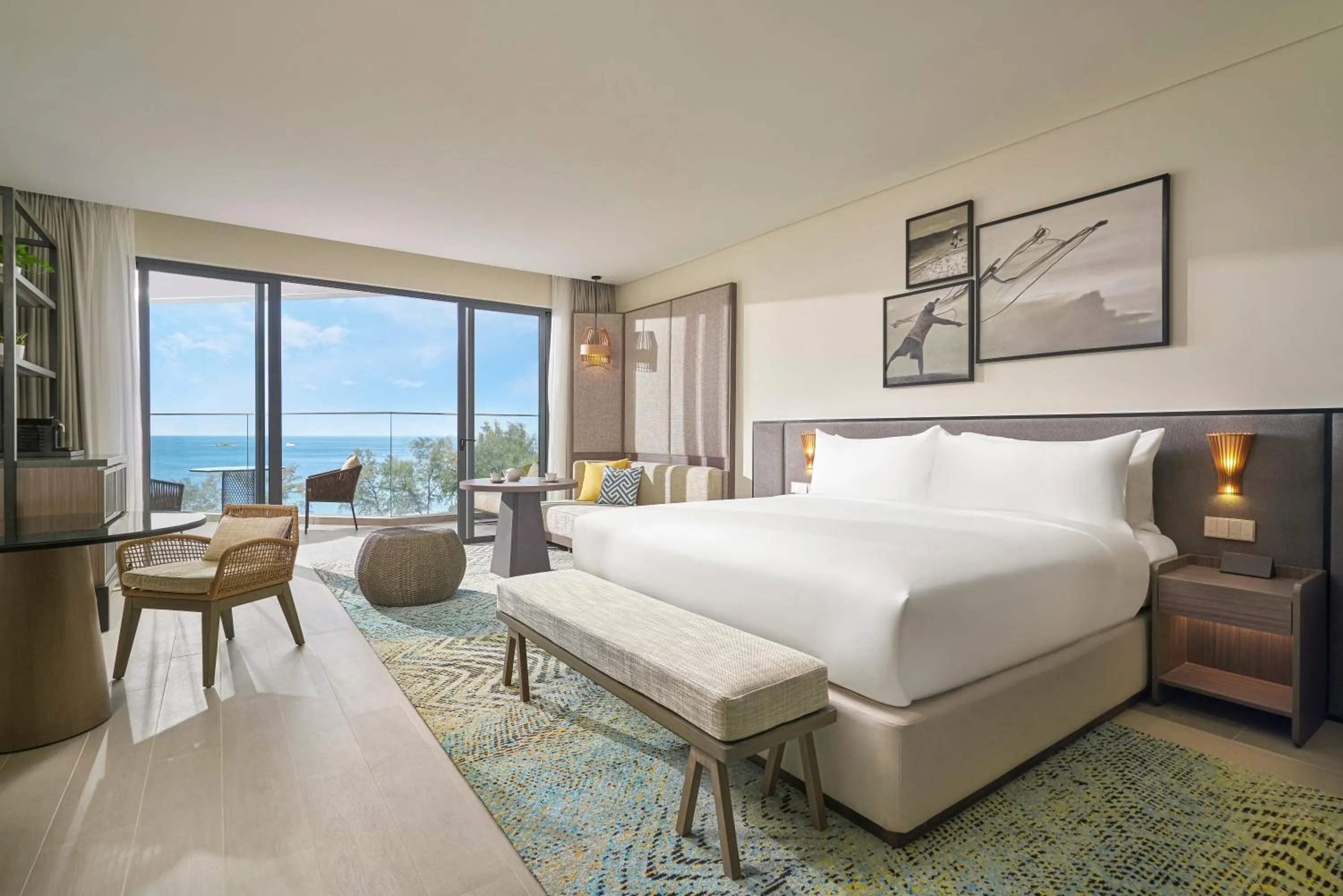 View (from property/room), Bed in Crowne Plaza Phu Quoc Starbay by IHG