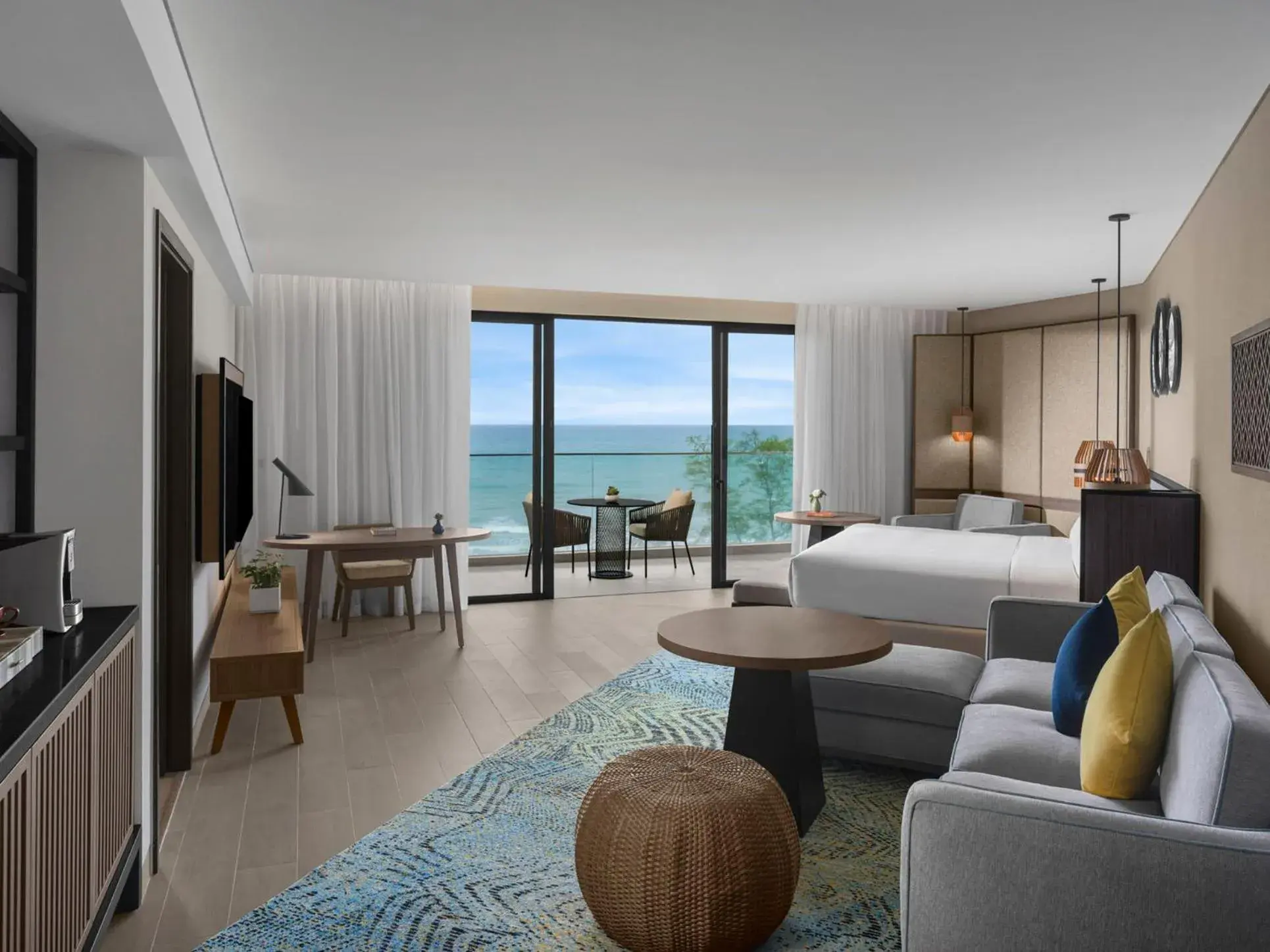 Junior King Suite with Oceanfront View in Crowne Plaza Phu Quoc Starbay, an IHG Hotel Junior King Suite with Oceanfront View in Crowne Plaza Phu Quoc Starbay, an IHG Hotel