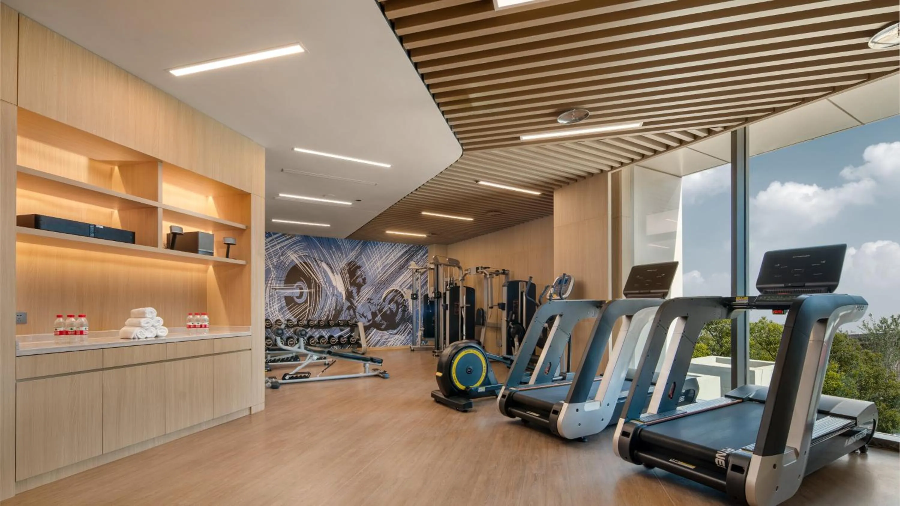 Fitness centre/facilities in Holiday Inn Express Beijing Yizhuang Tongminghu