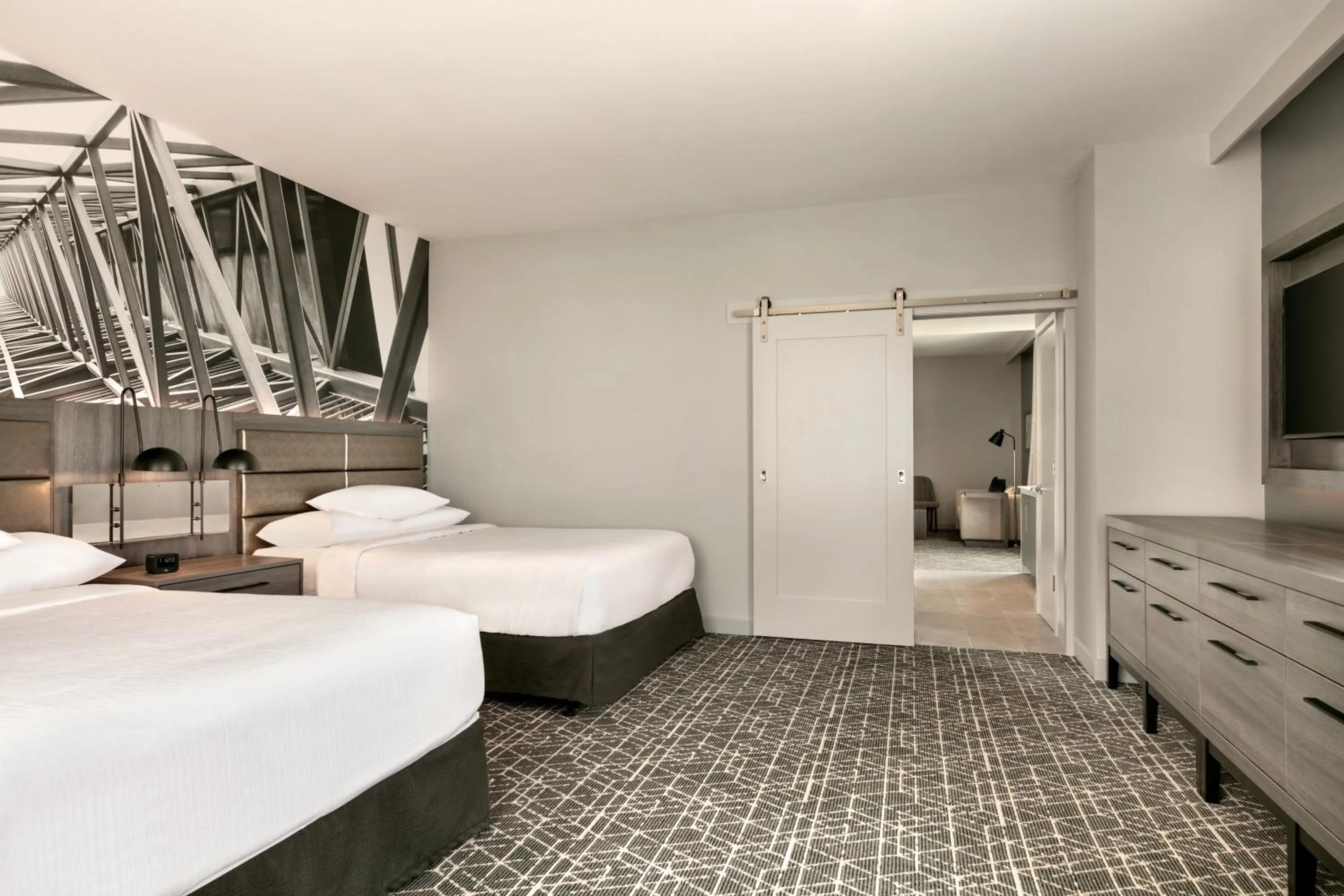 Bed in Embassy Suites by Hilton Atlanta Midtown