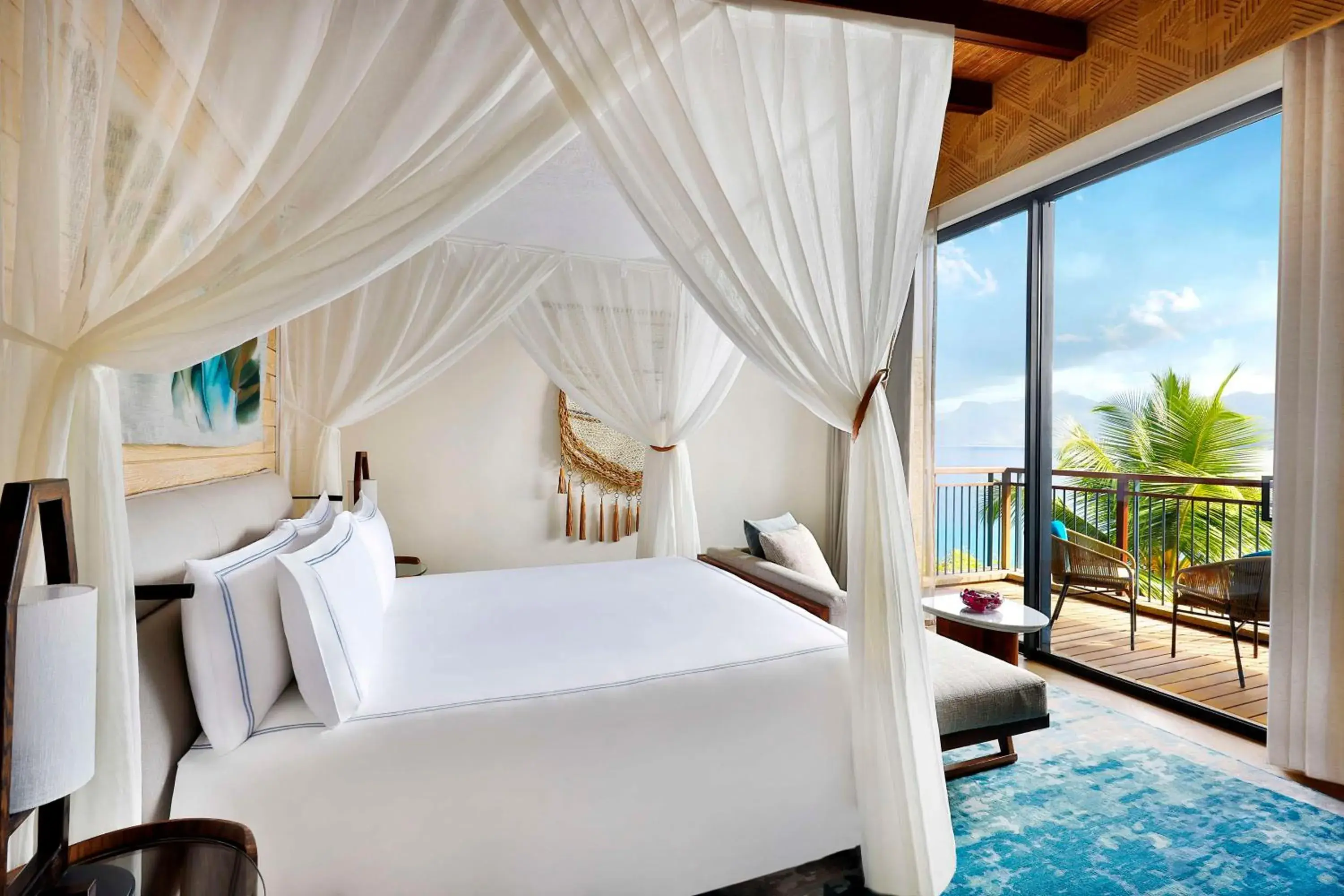 Premium King Room with Ocean View in Mango House Seychelles, LXR Hotels & Resorts Premium King Room with Ocean View in Mango House Seychelles, LXR Hotels & Resorts