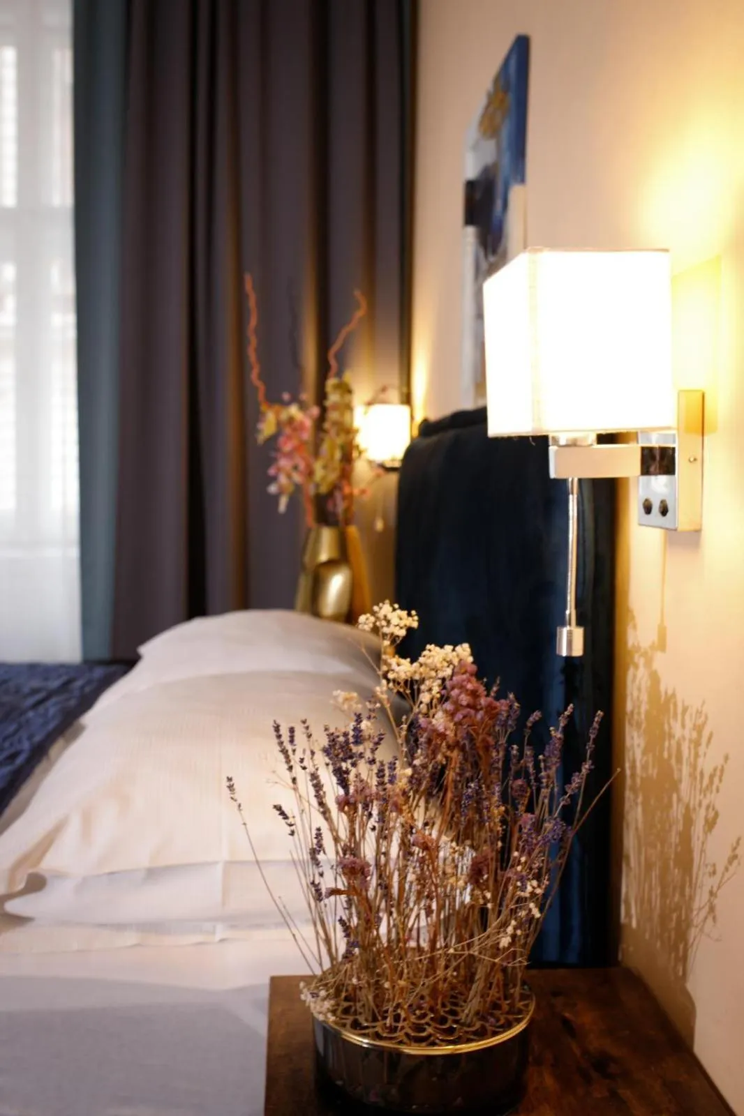 Bed in Hotel Bajazzo