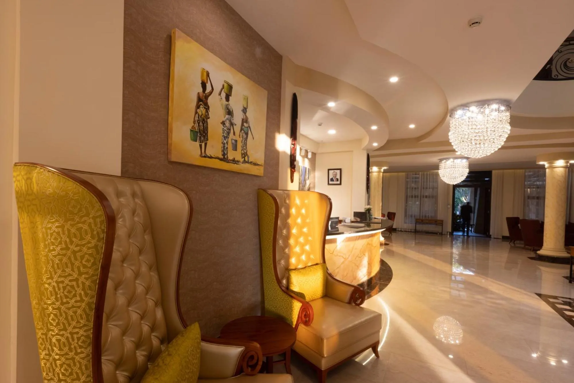 Lobby or reception in Hermosa Garden Hotel