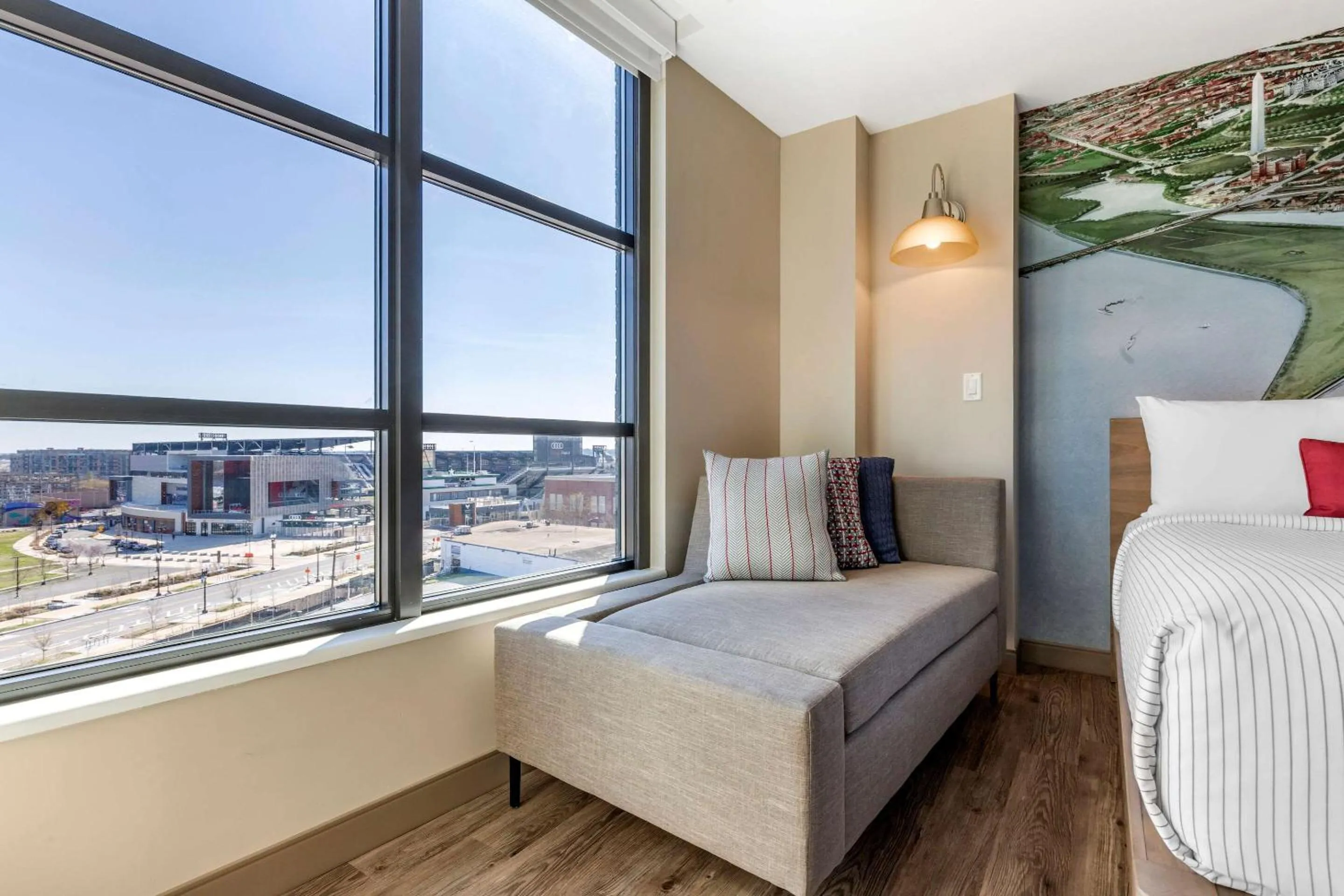 Nearby landmark, Bed in Cambria Hotel Washington DC Navy Yard Riverfront