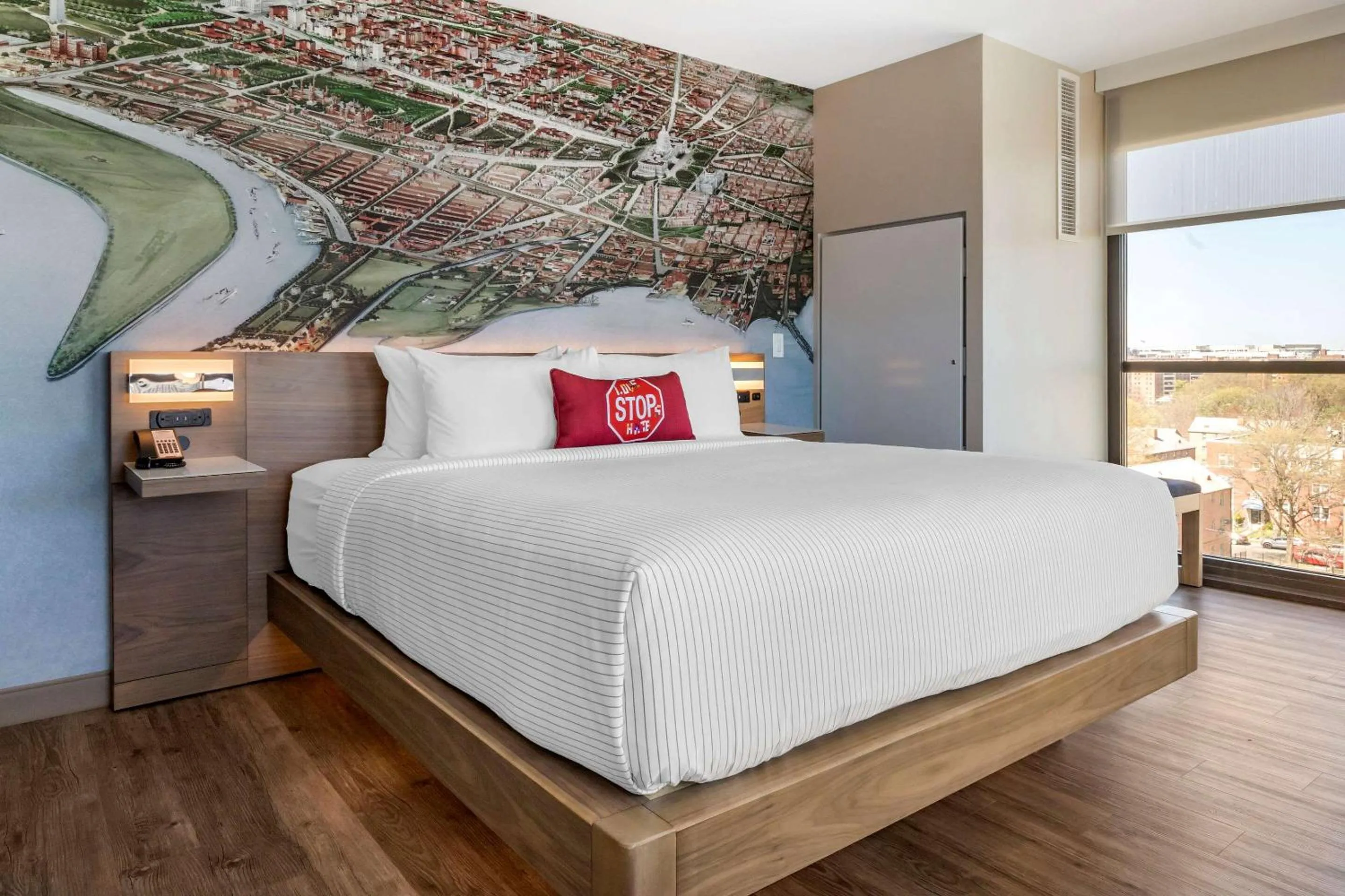 Photo of the whole room, Bed in Cambria Hotel Washington DC Navy Yard Riverfront