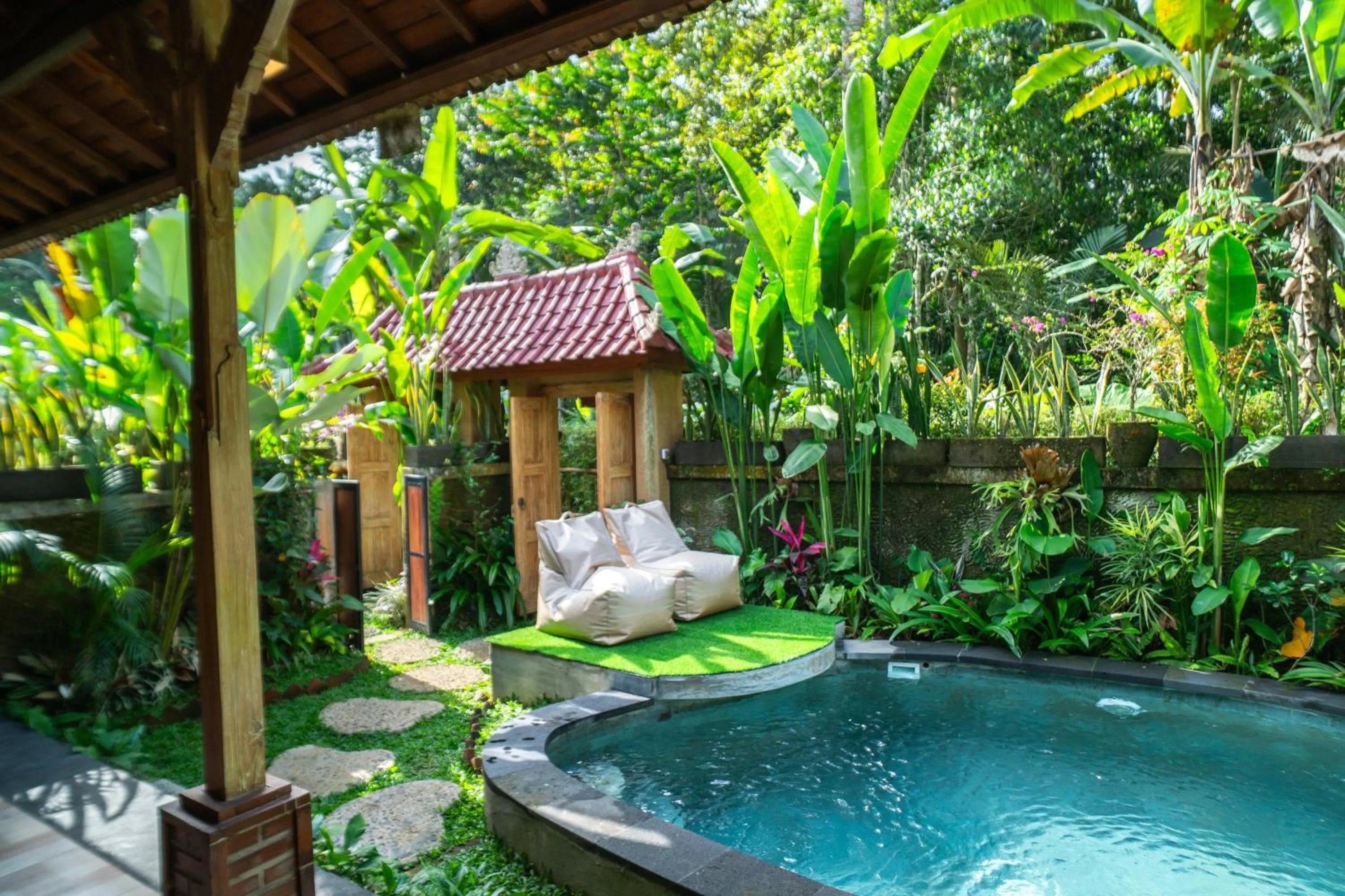 Pool view in Prayatna Villas