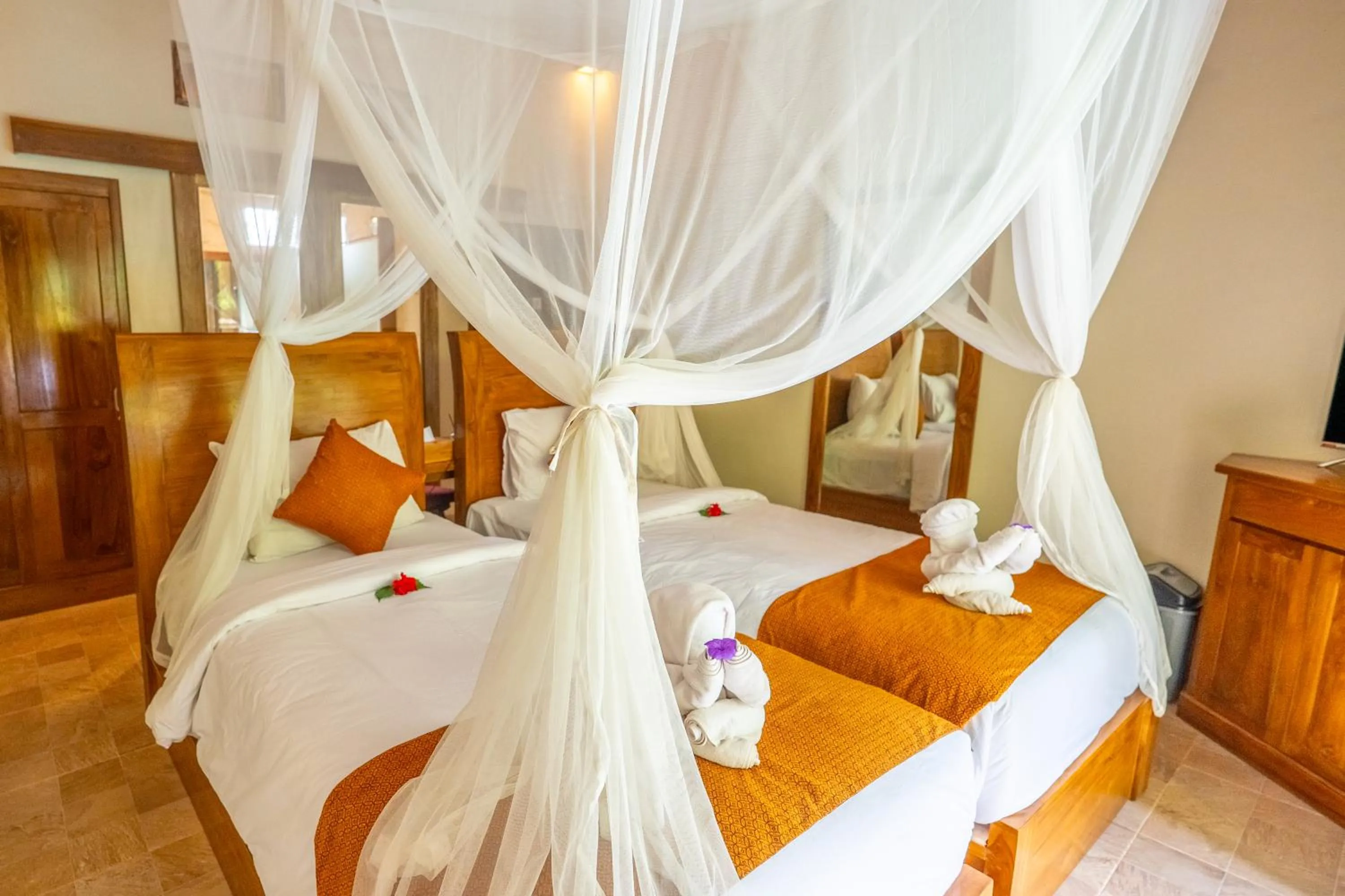 Bed in Prayatna Villas