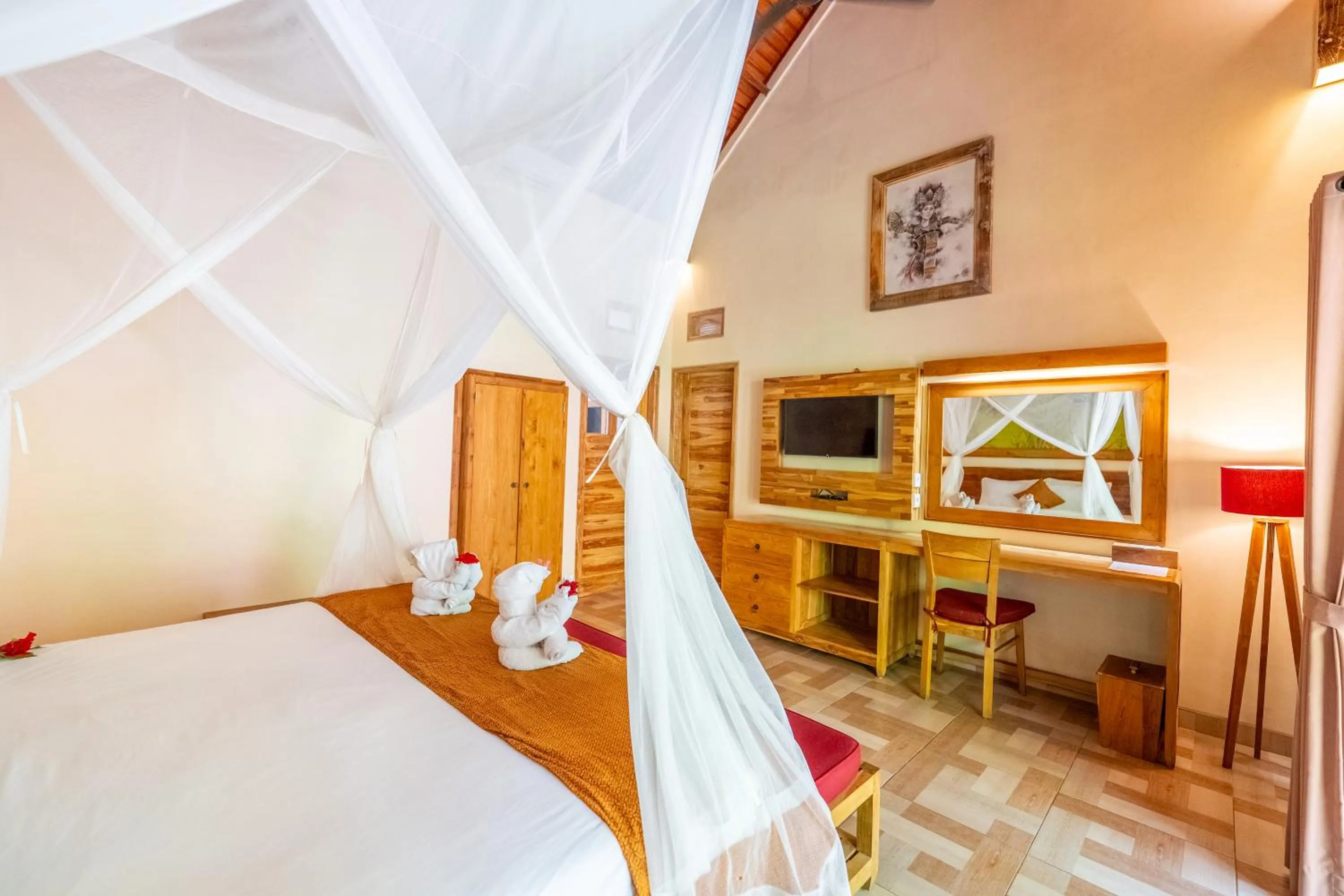 Bed in Prayatna Villas