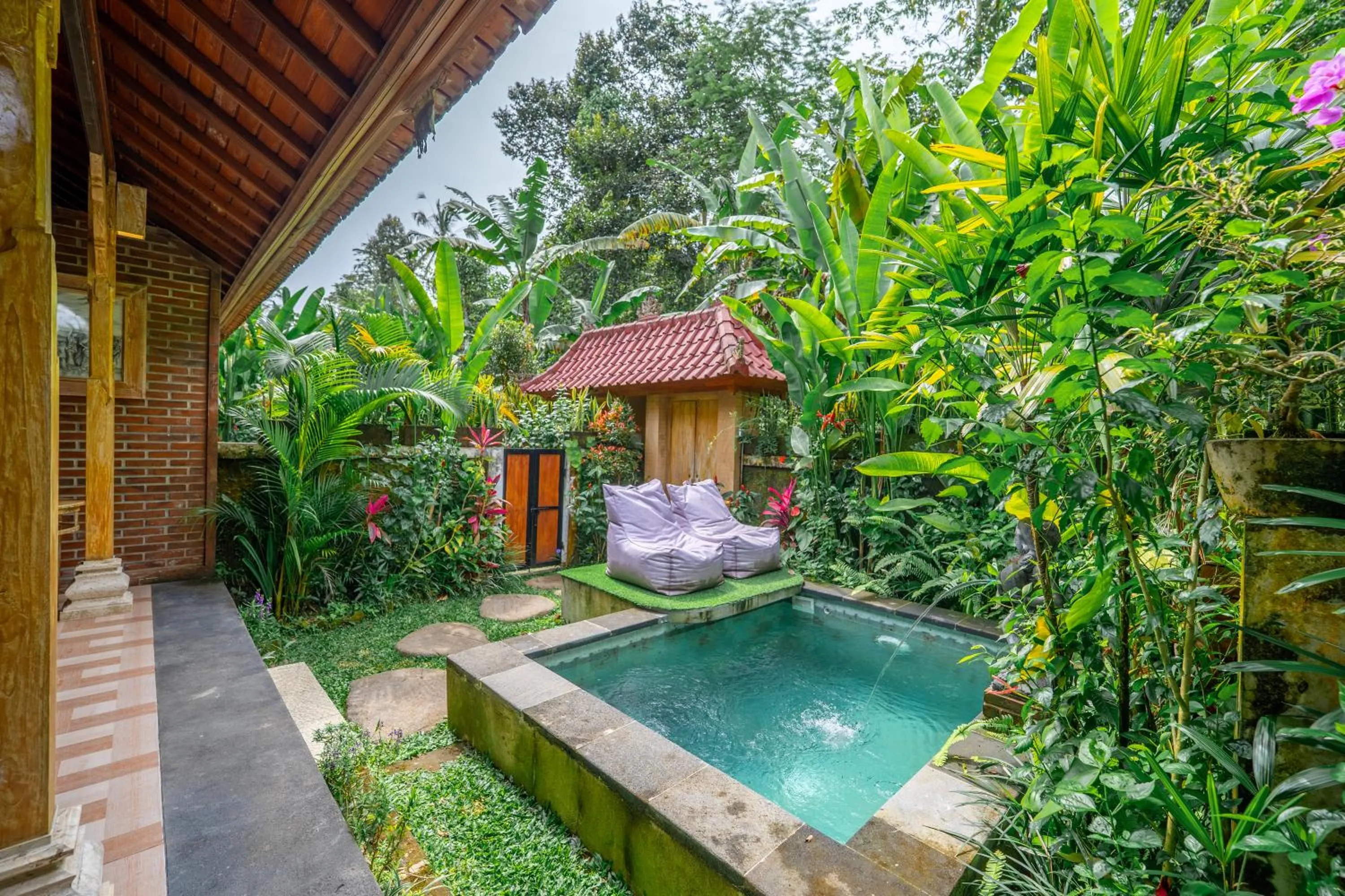 Pool view in Prayatna Villas