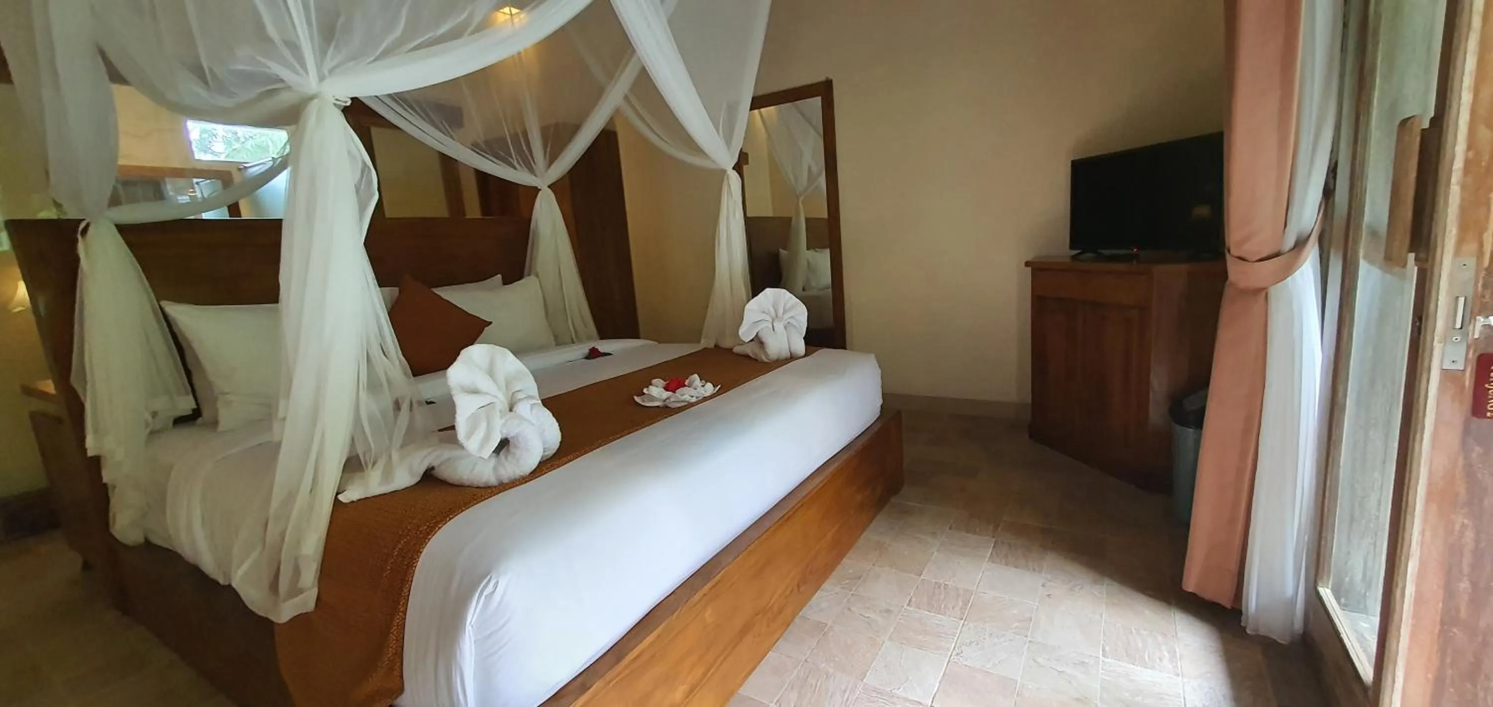 Bed in Prayatna Villas