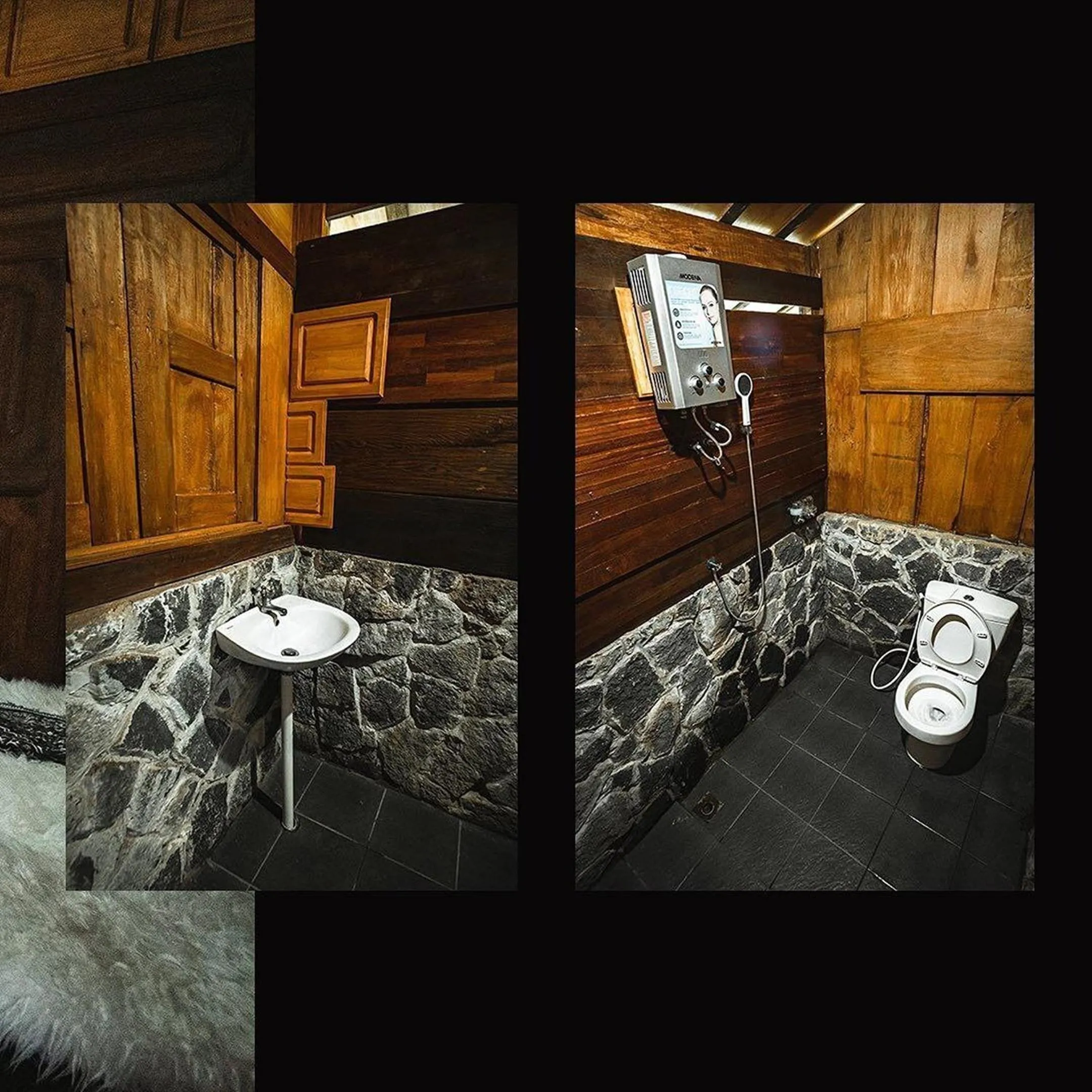 Bathroom in Singgasana Villa & Resto