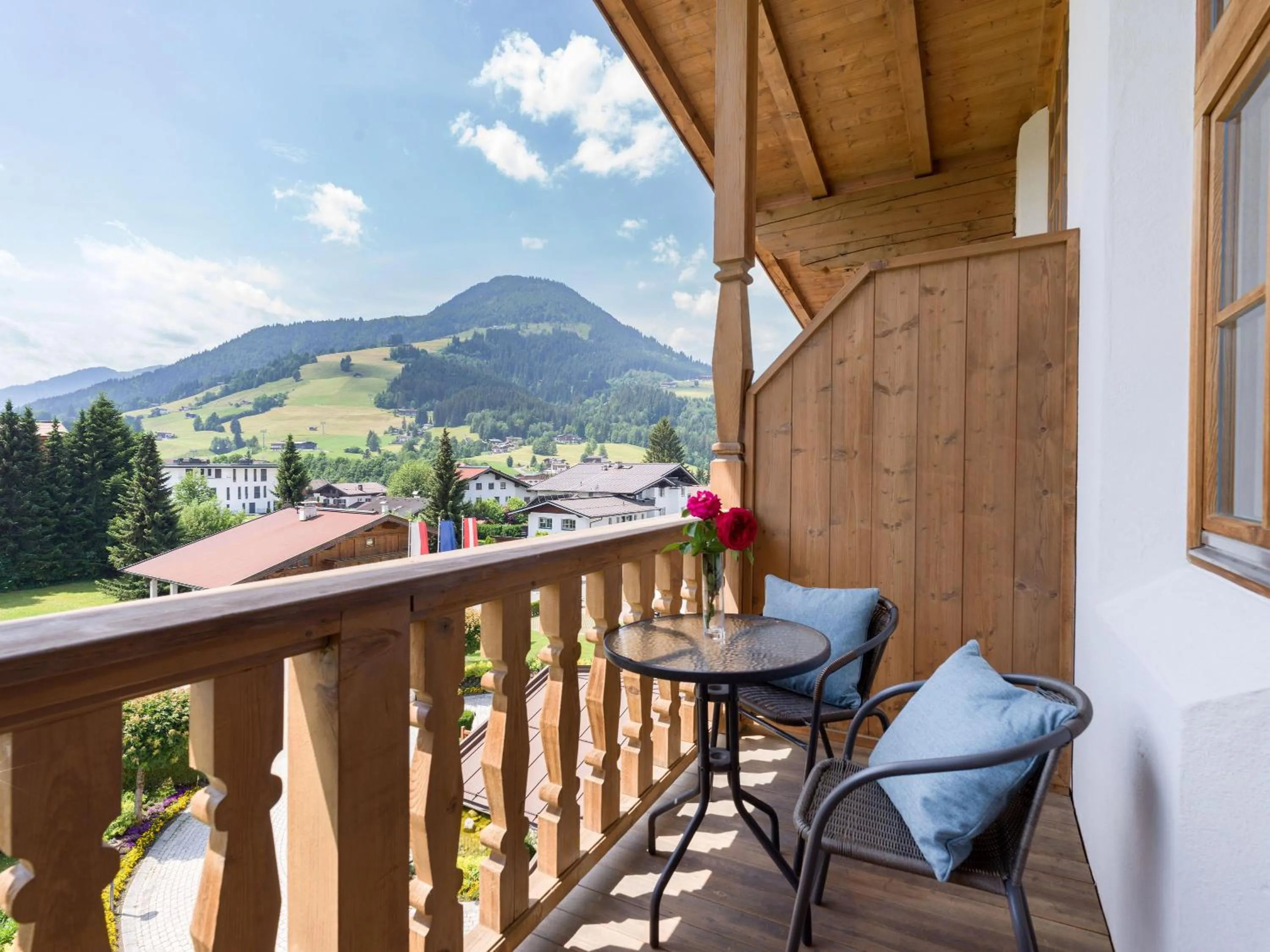 Balcony/Terrace in Hotel & Spa Sonne 4 Sterne Superior