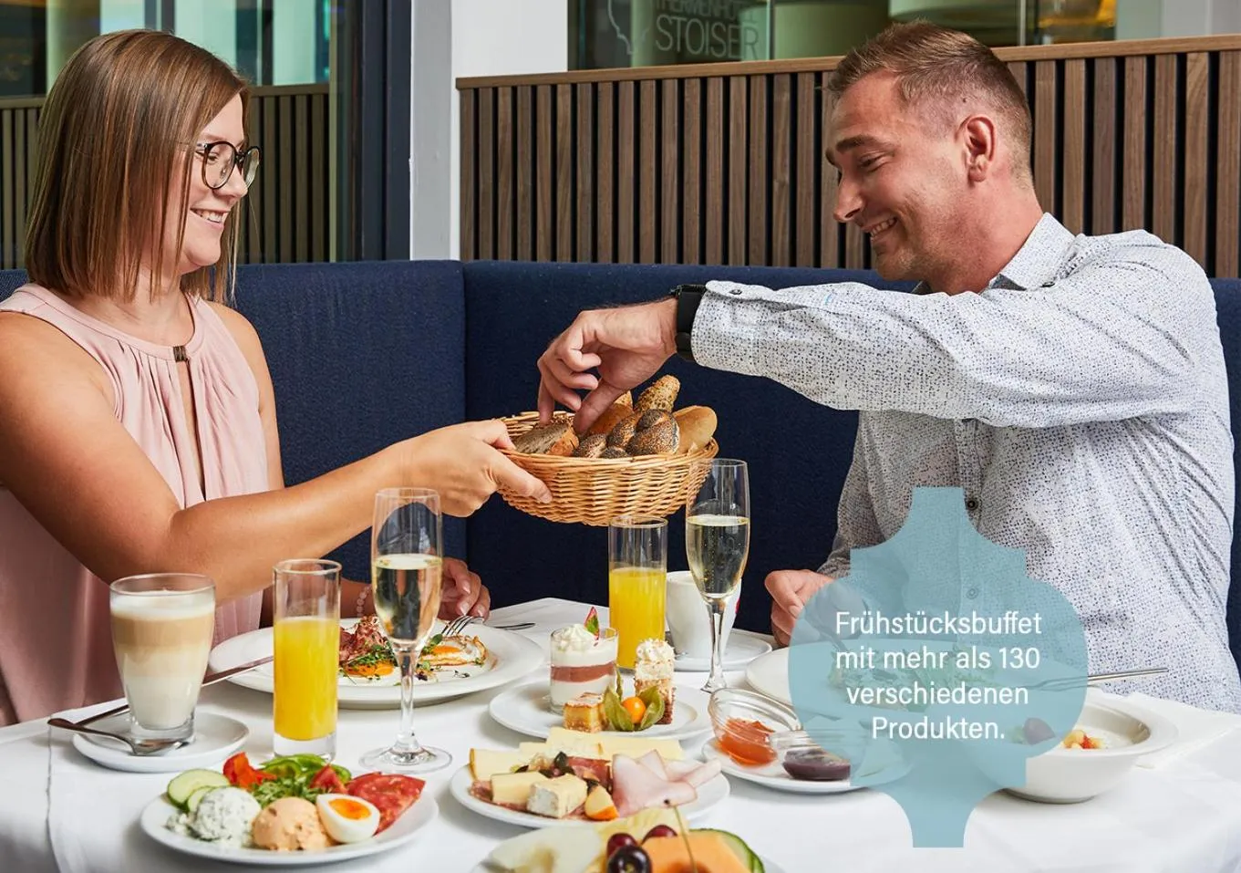 Buffet breakfast in Hotel Stoiser