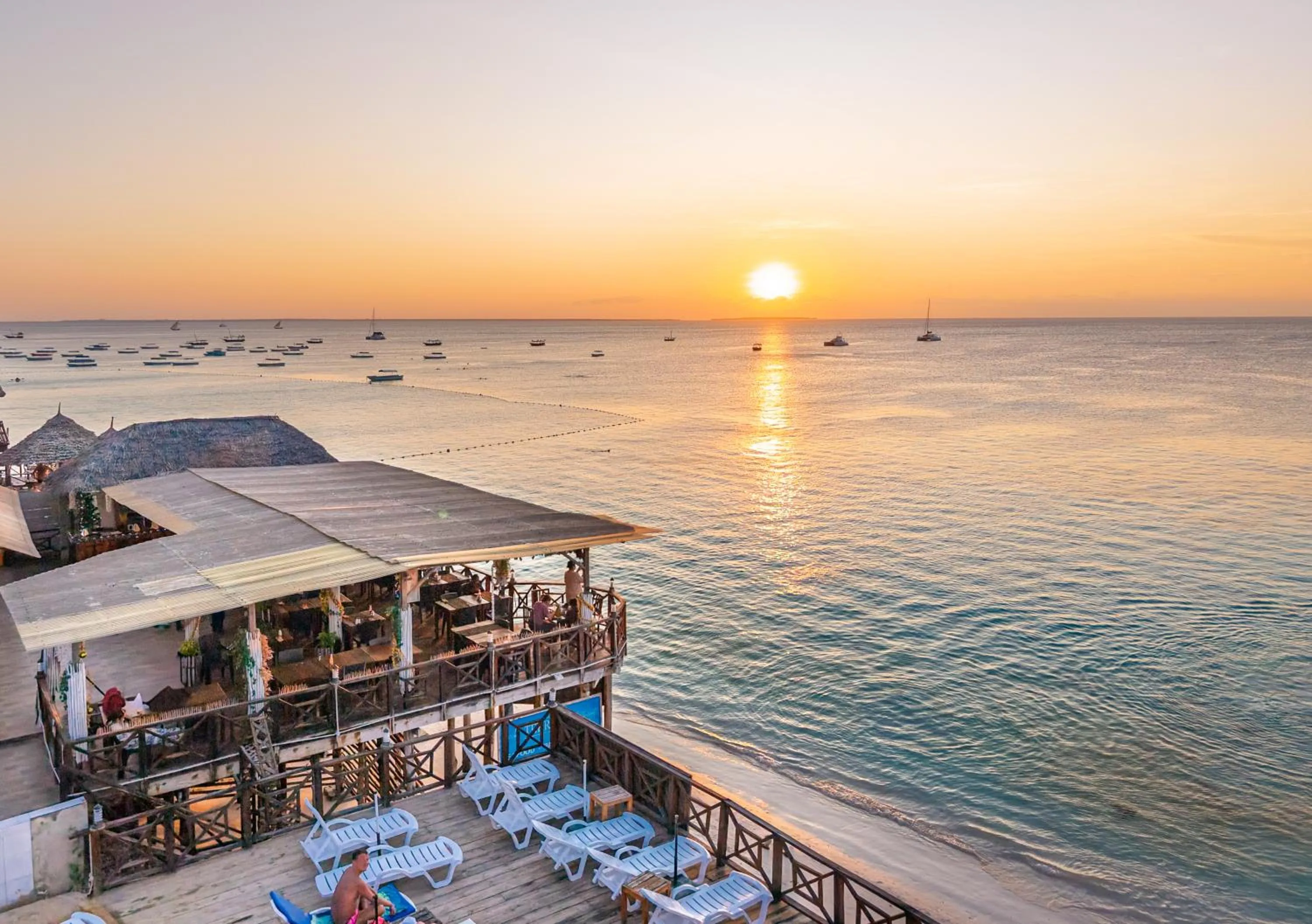 Sunset in Zenobia Beach Resort