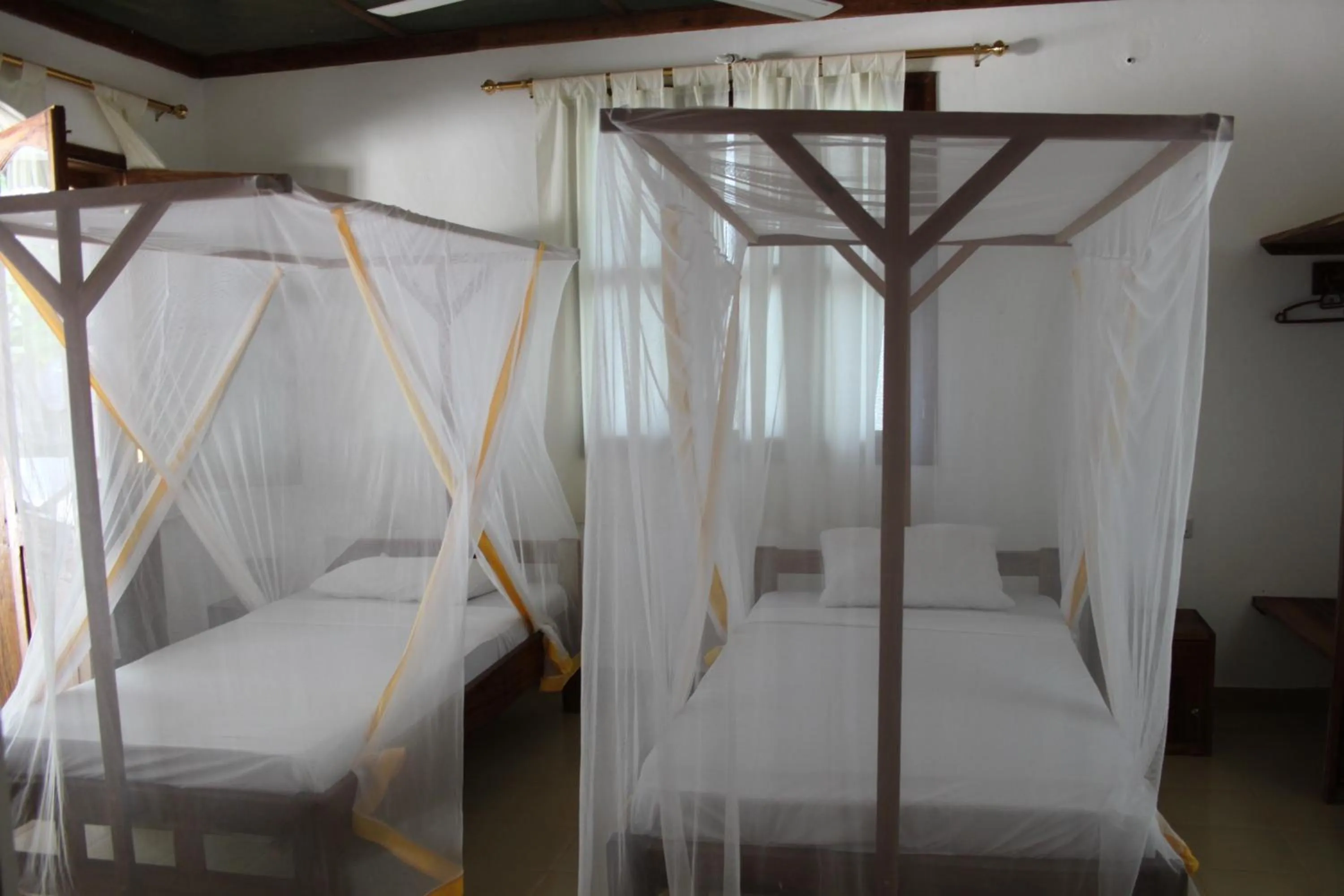 Bed in Panga Chumvi Beach Resort